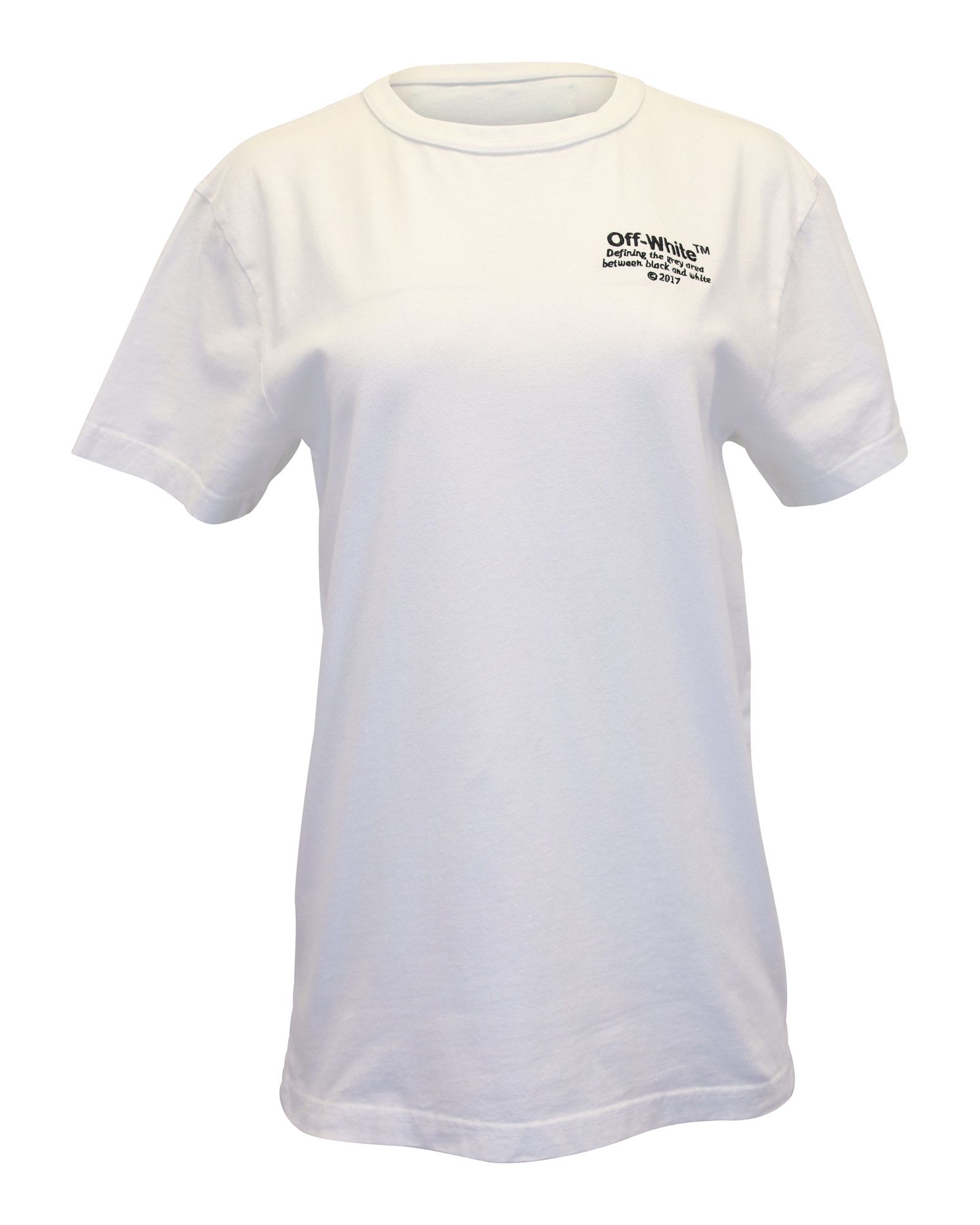 Off-White Off-White Quote T-shirt in White Cotton Size XS / US 0-2 / IT 36-38 - 1 Thumbnail