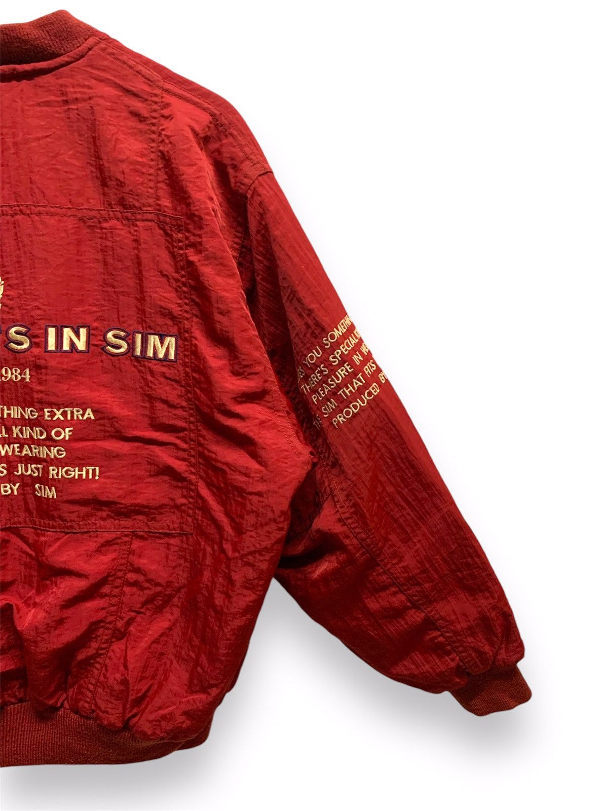 Vintage Nifty Sportive Taste by Sim Bomber Jacket Reversible Size US L / EU 52-54 / 3 - 10 Thumbnail