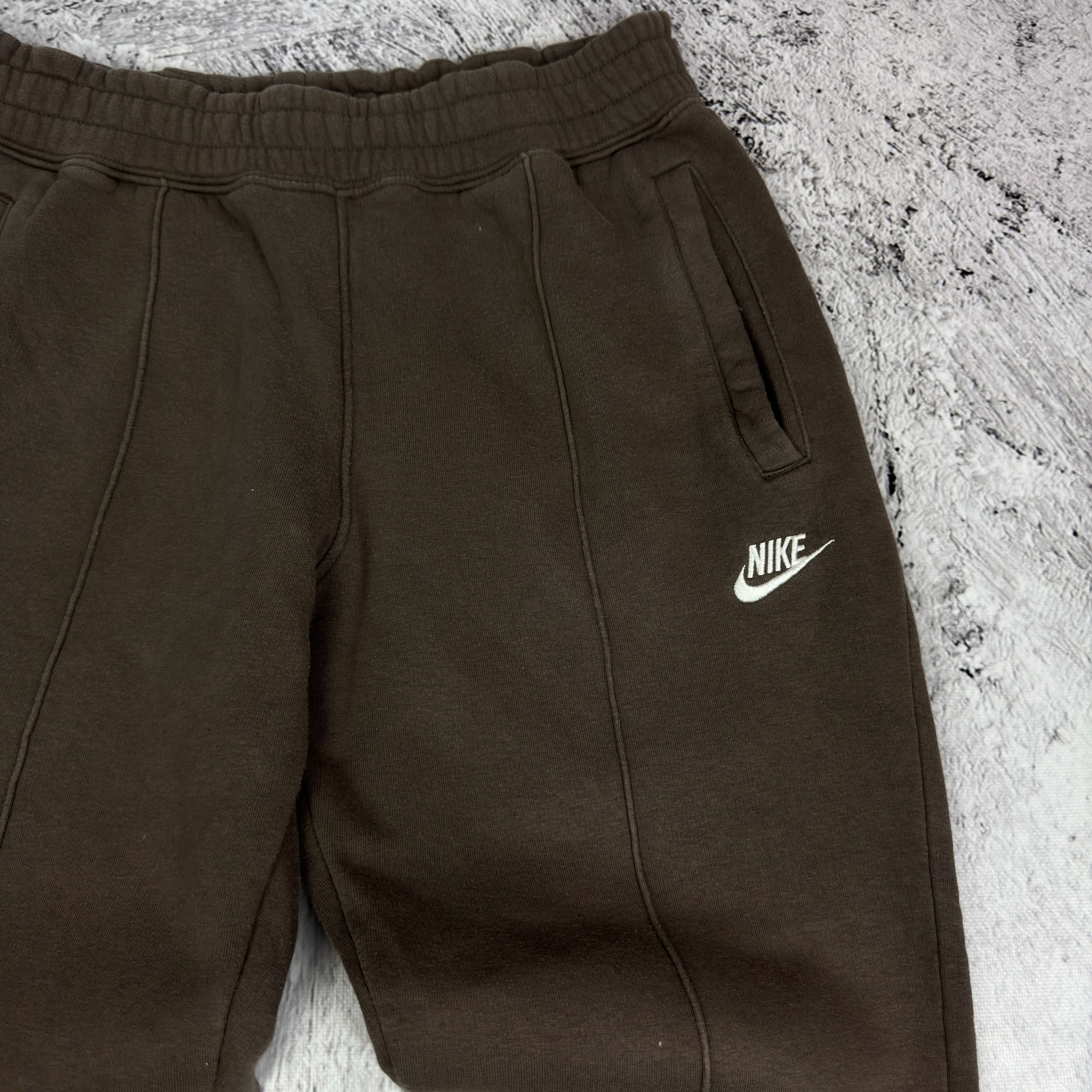 Nike Nike Sportswear Men Brown Ironstone Cotton Fleece Sweatpants Size US 30 / EU 46 - 3 Thumbnail
