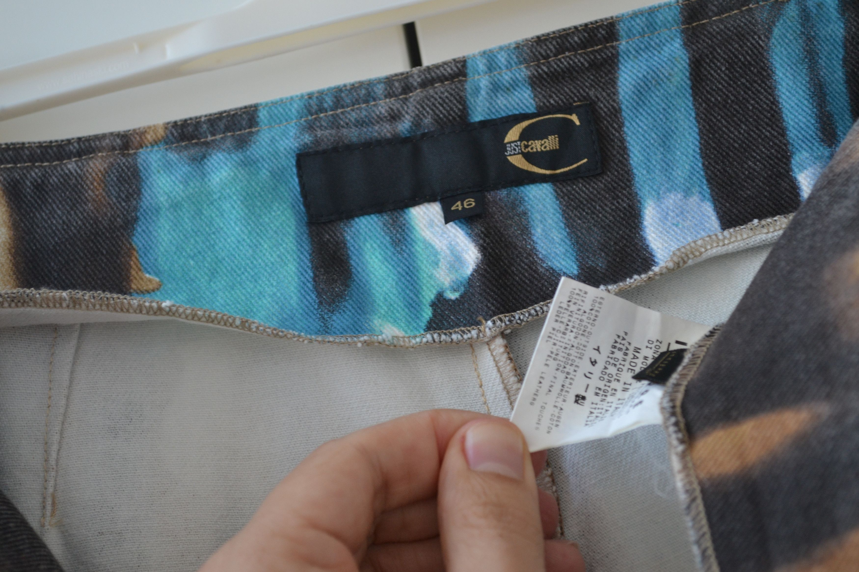 Just Cavalli Roberto Cavalli Jeans Pants Printed y2k Print 90s Flower Size 32" / US 10 / IT 46 - 8 Thumbnail