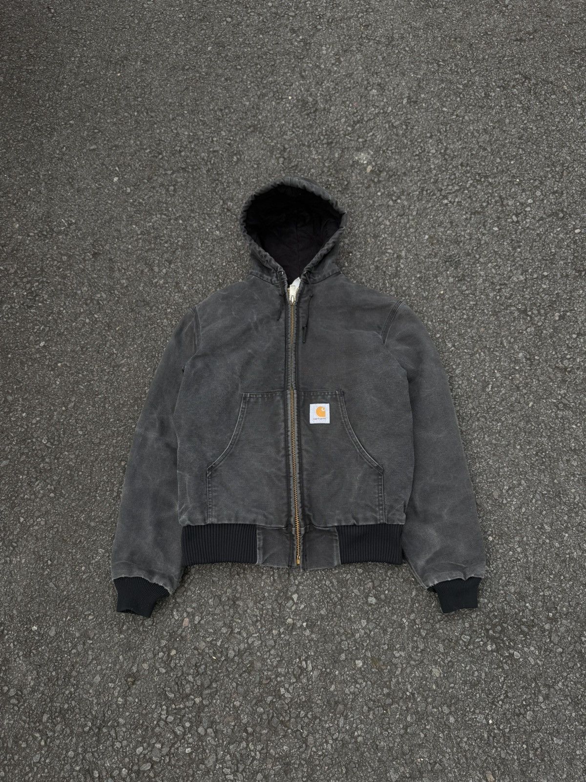 Carhartt × Streetwear × Vintage Carhartt Active Jacket J04 BLK 
