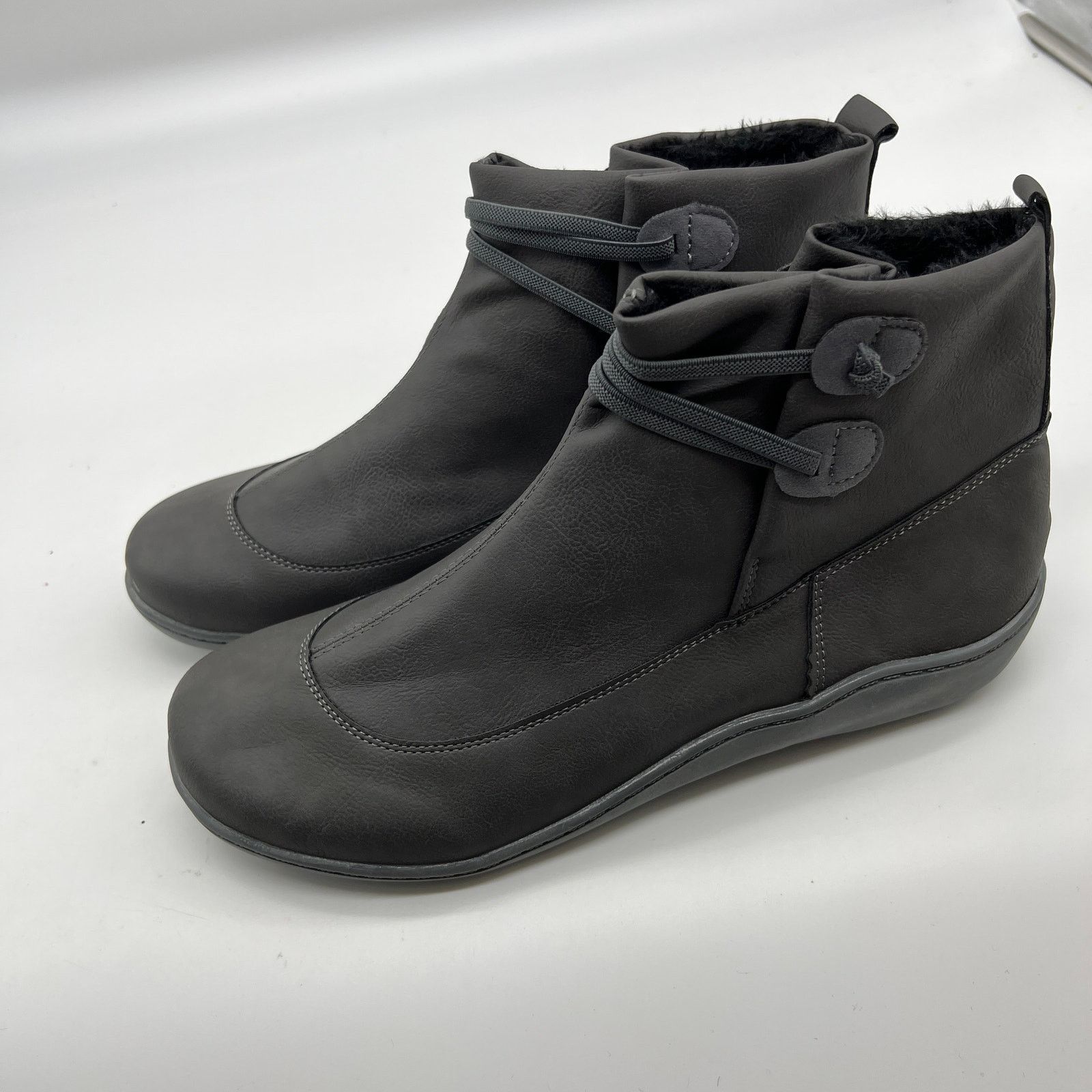 Other Women Ankle Boots Low Heel Slip on Comfortable Booti Size US 10 / IT 40 - 4 Thumbnail