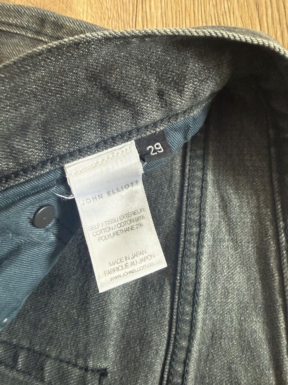 John Elliott John Elliott Cast 2 Denim Size US 29 - 3 Thumbnail