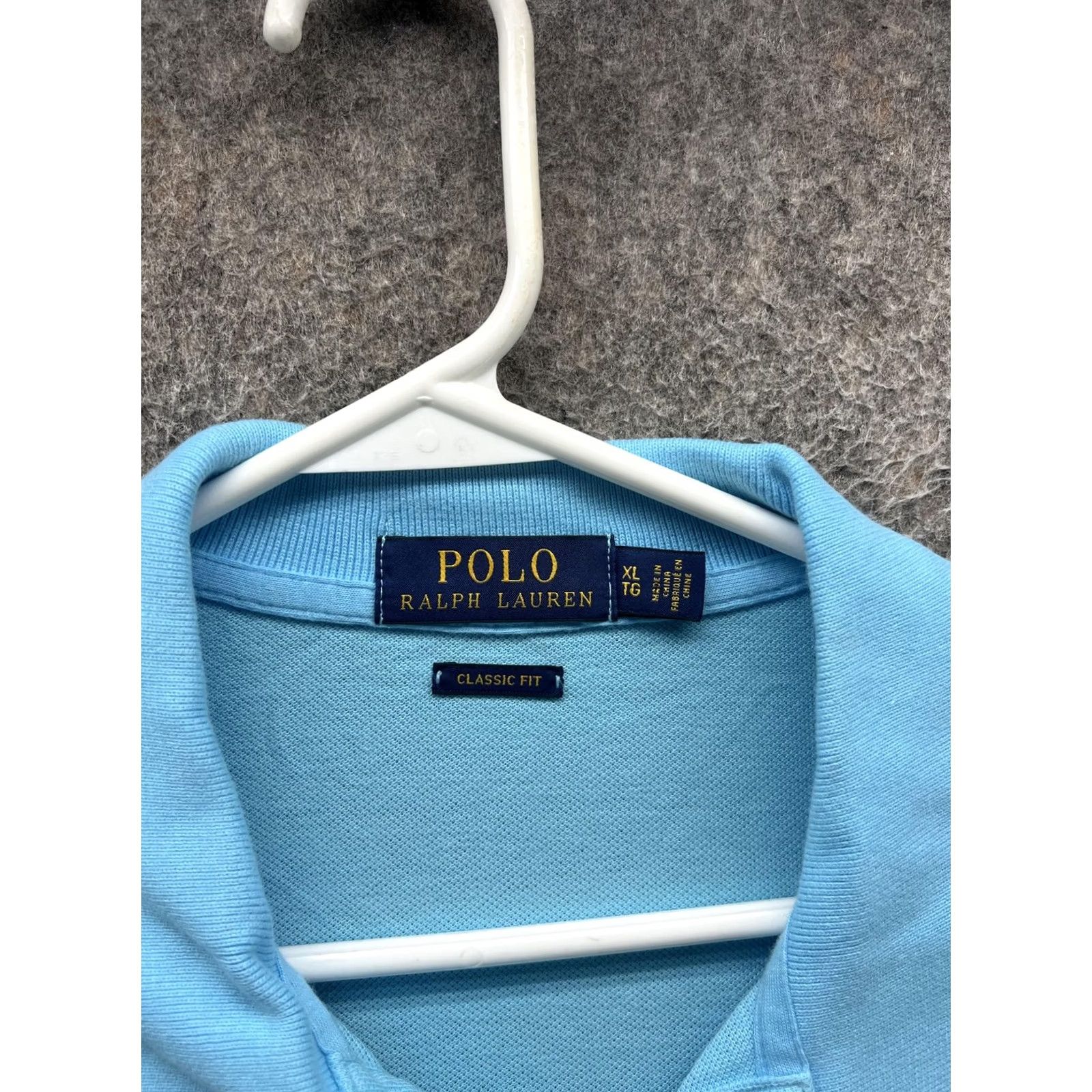 Polo Ralph Lauren Polo Ralph Lauren Polo Shirt Mens XL Blue Solid Classic Fit Pony Logo Casual Shirt Size US XL / EU 56 / 4 - 5 Thumbnail