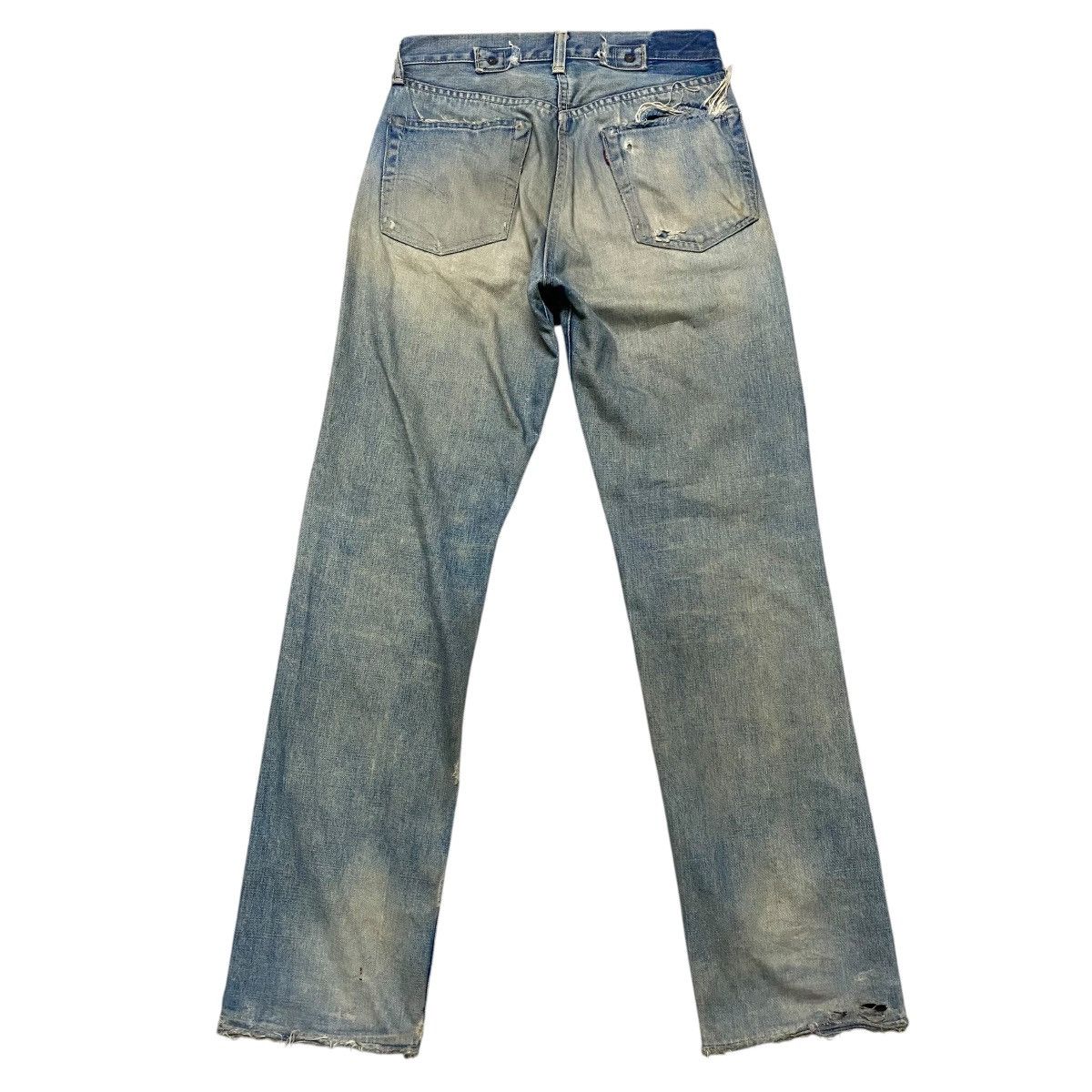 Levi's Vintage Levis 501 Big E Hidden Rivet Denim Selvedge Jeans Size US 30 / EU 46 - 4 Thumbnail