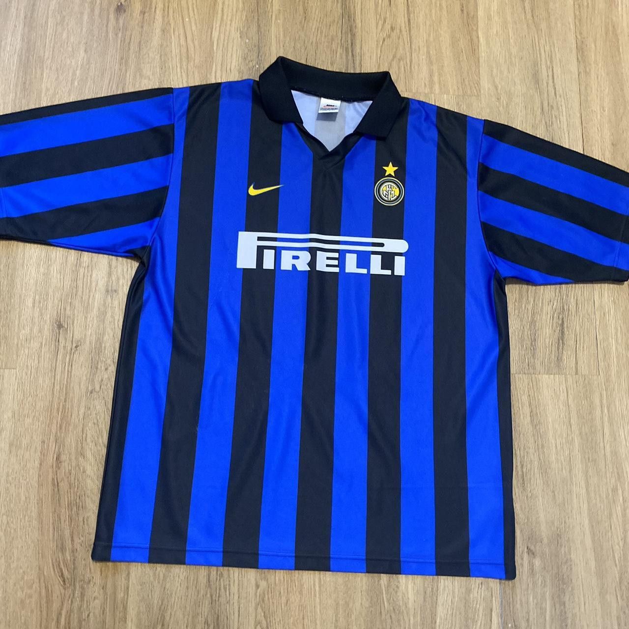 1998-99 Inter Mediolan Nike Home Serie A Pirelli