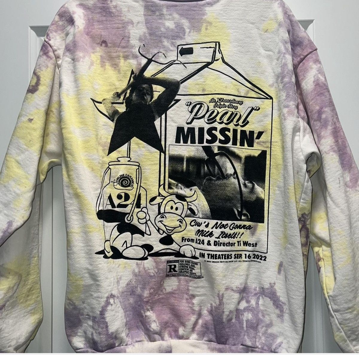 A24 × Online Ceramics ONLINE CERAMICS X A24 PEARL MOVIE SWEATSHIRT Size US L / EU 52-54 / 3 - 2 Thumbnail