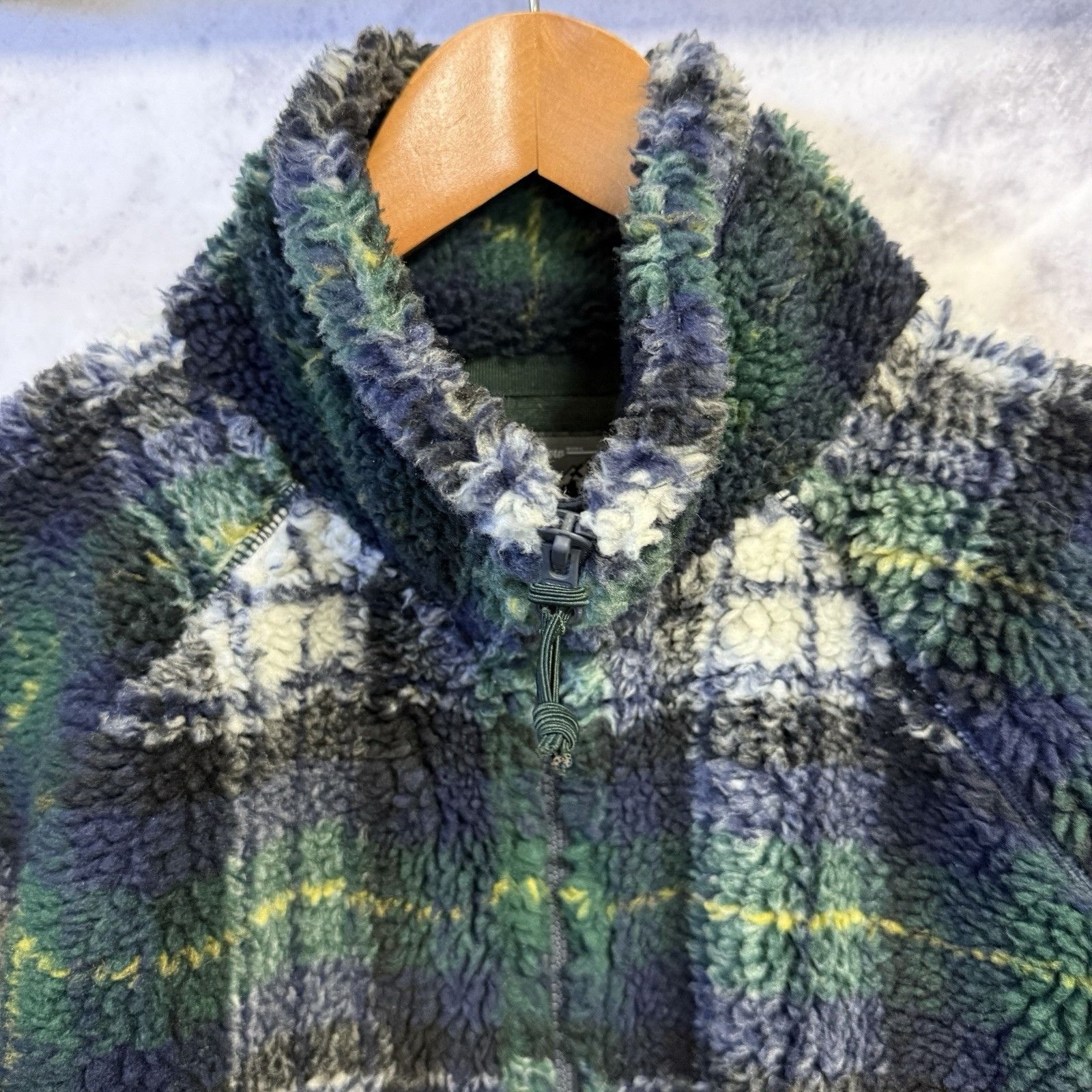 J.Crew J Crew Fleece Jacket Nordic Sherpa Zip Up Sweater Size US XL / EU 56 / 4 - 3 Thumbnail