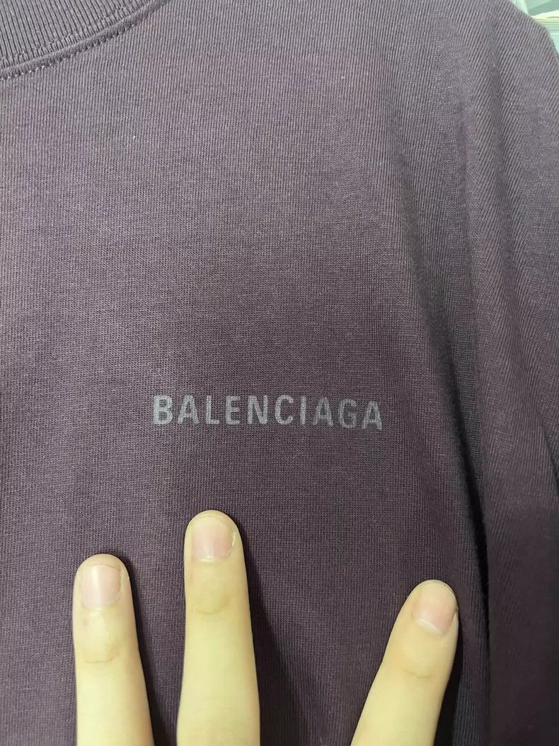 Balenciaga Balenciaga Logo printed short sleeves before and after win Size US M / EU 48-50 / 2 - 3 Thumbnail