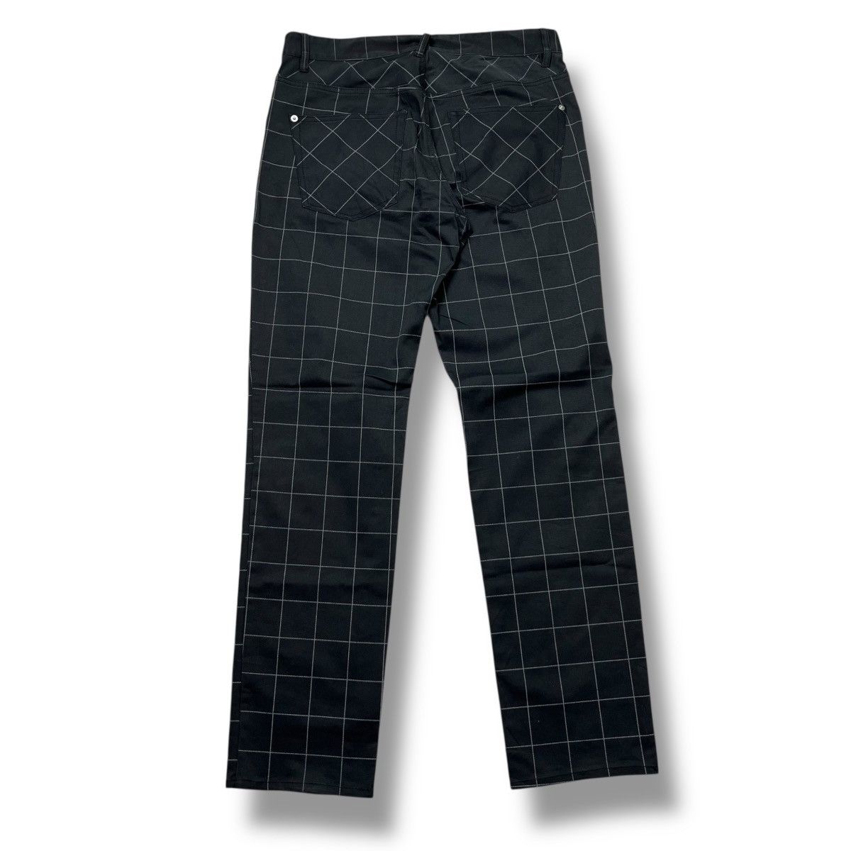 semanticdesign SemanticDesign Gridcheck Pants | Size L | Black Size US 32 / EU 48 - 7 Thumbnail