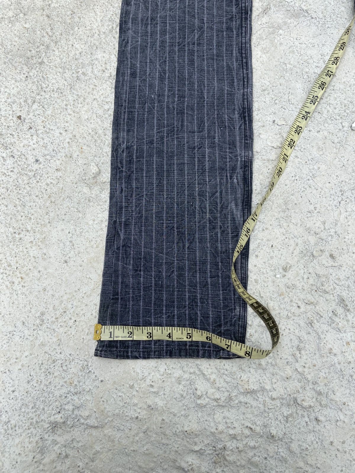 If Six Was Nine × Japanese Brand × Vintage Vintage Hickory Stripe Denim Size US 30 / EU 46 - 8 Thumbnail