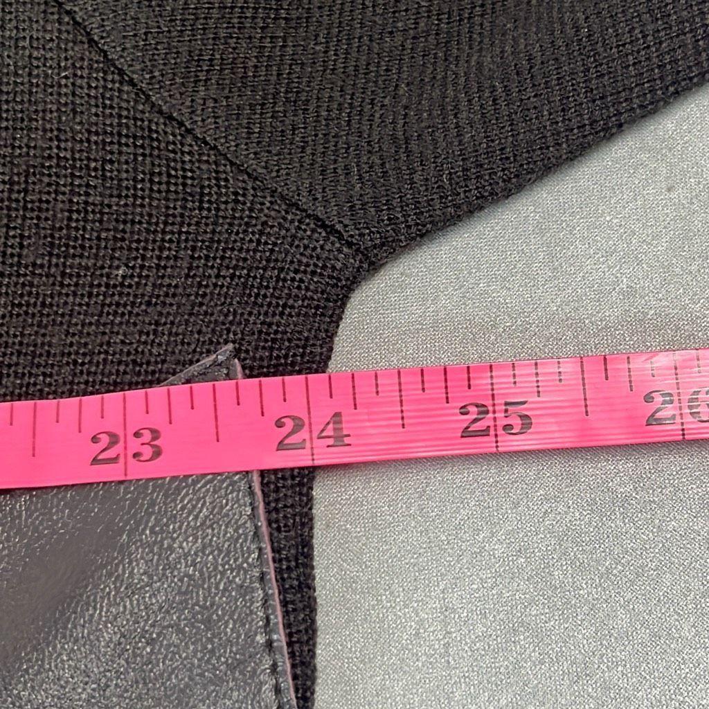 Protege Protégé Collection Mens XL Wool Blend Leather Trim Sweater Size US XL / EU 56 / 4 - 7 Thumbnail