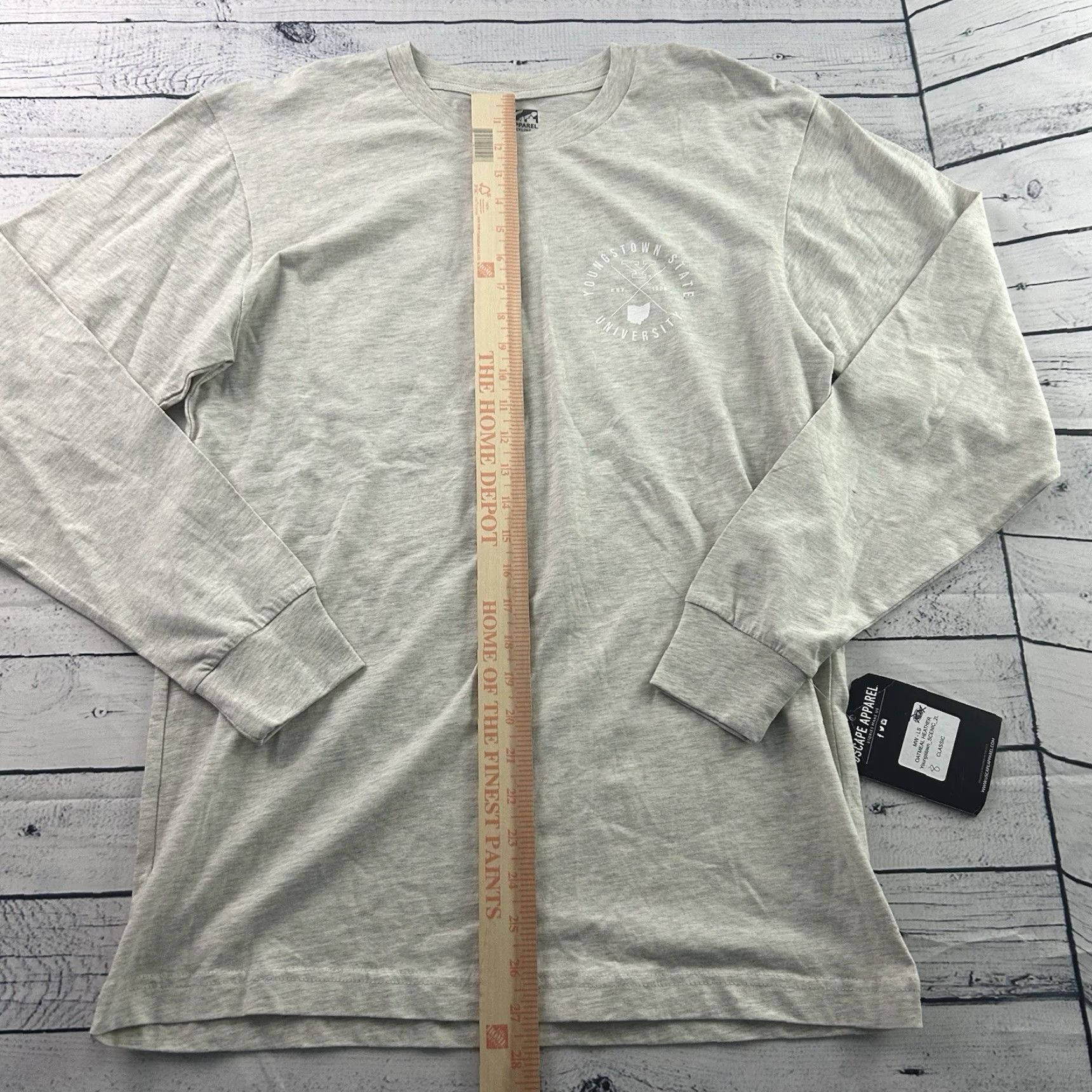 Vintage Uscape Youngstown State Long Sleeve T Shirt Men M Oatmeal Beige XS? Size US M / EU 48-50 / 2 - 5 Thumbnail