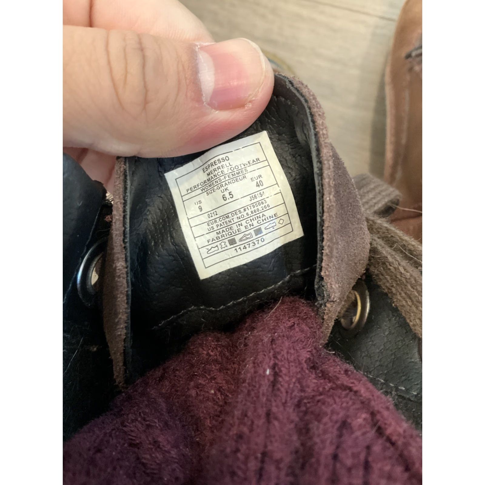 Merrell Merrell Dauphin Boot Lace-Up Leather Boot with Legwarmer Espresso Brown Women US 9 Ankle Casual Winter Snow Boot Size US 6.5 / IT 36.5 - 8 Thumbnail