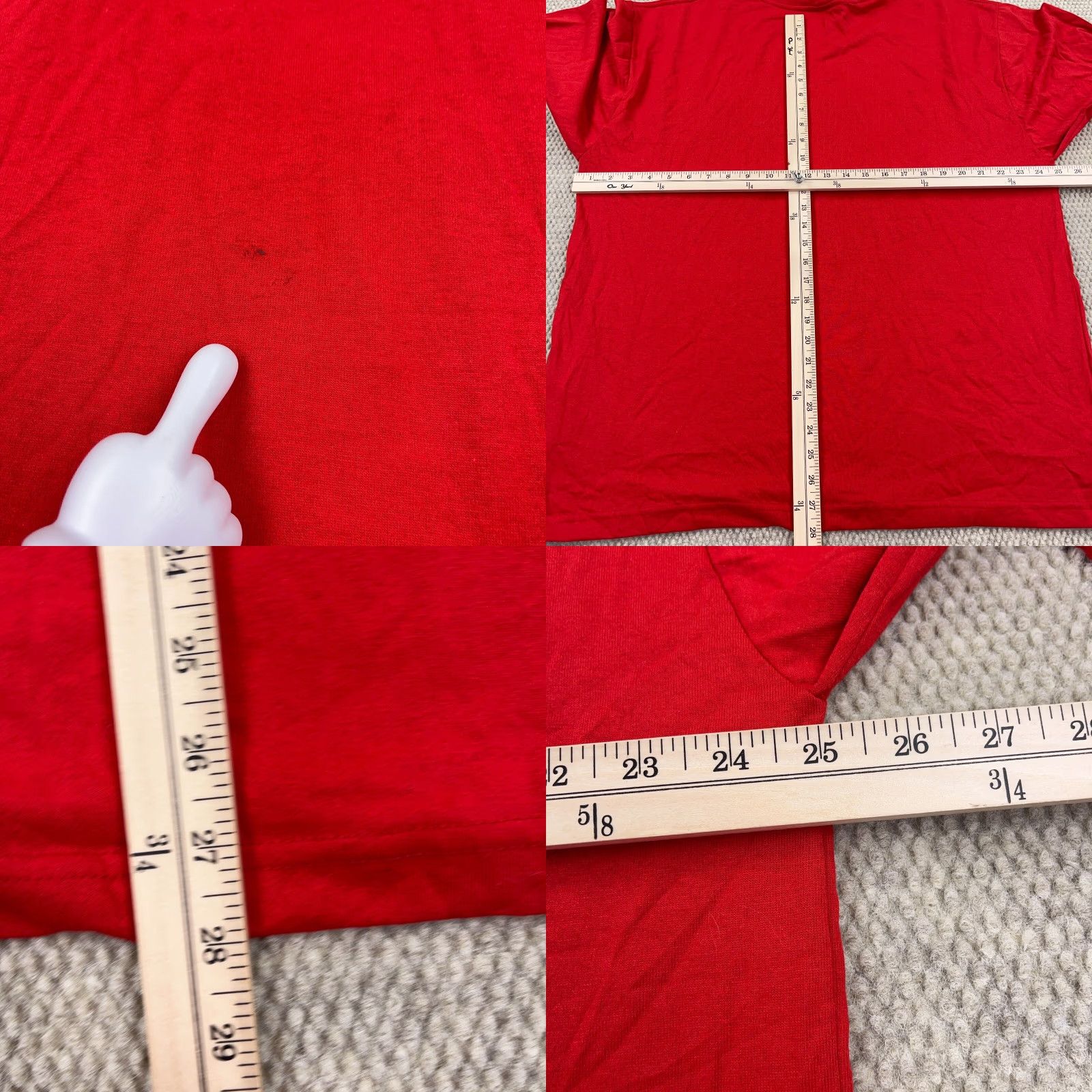 Starter VINTAGE Starter Shirt Men L Red Tee Long Sleeve Spell Out Y2K 2000s Skate Logo Retro 90s USA Mens Size US L / EU 52-54 / 3 - 8 Thumbnail