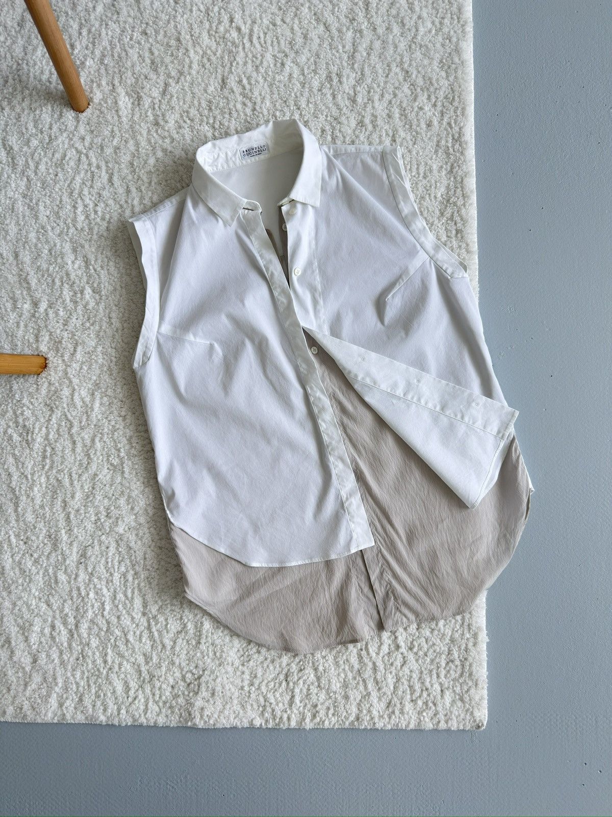 Brunello Cucinelli Brunello Cucinelli Vest Double Shirt Silk Women’s Size M / US 6-8 / IT 42-44 - 5 Thumbnail