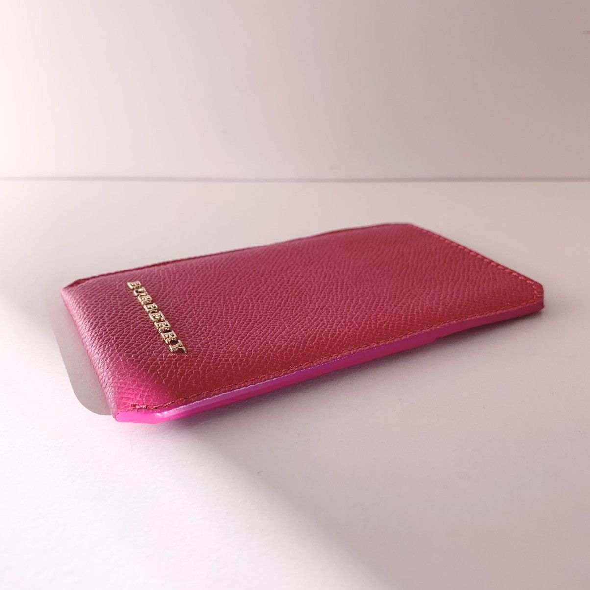 Burberry Burberry pink leather pouch with card slot Size ONE SIZE - 10 Thumbnail