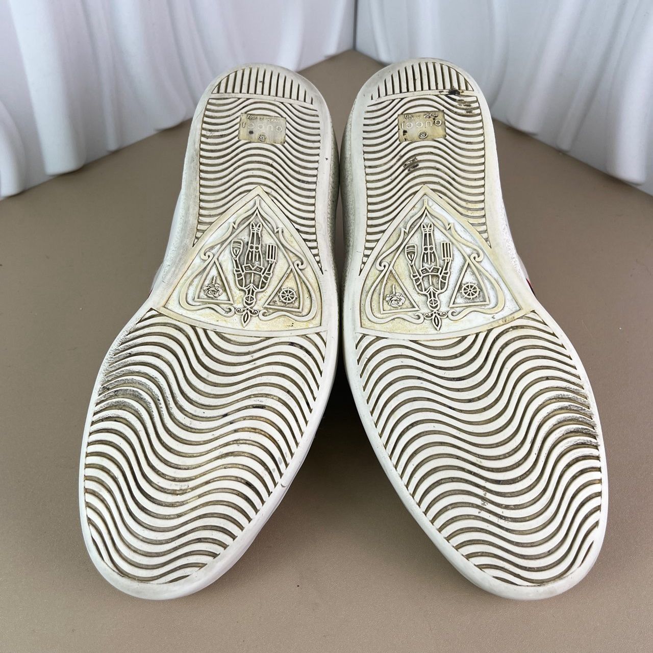 Gucci Gucci Womens White & Red Logo Webbing Low-Top Sneakers Size Size US 6.5 / IT 36.5 - 5 Thumbnail