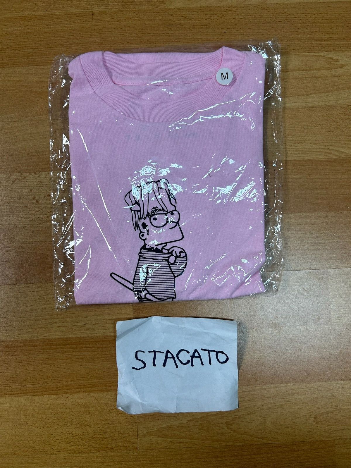Other Superrradical Hell Boy Bart Simpson Tee Pink Size US M / EU 48-50 / 2 - 2 Thumbnail