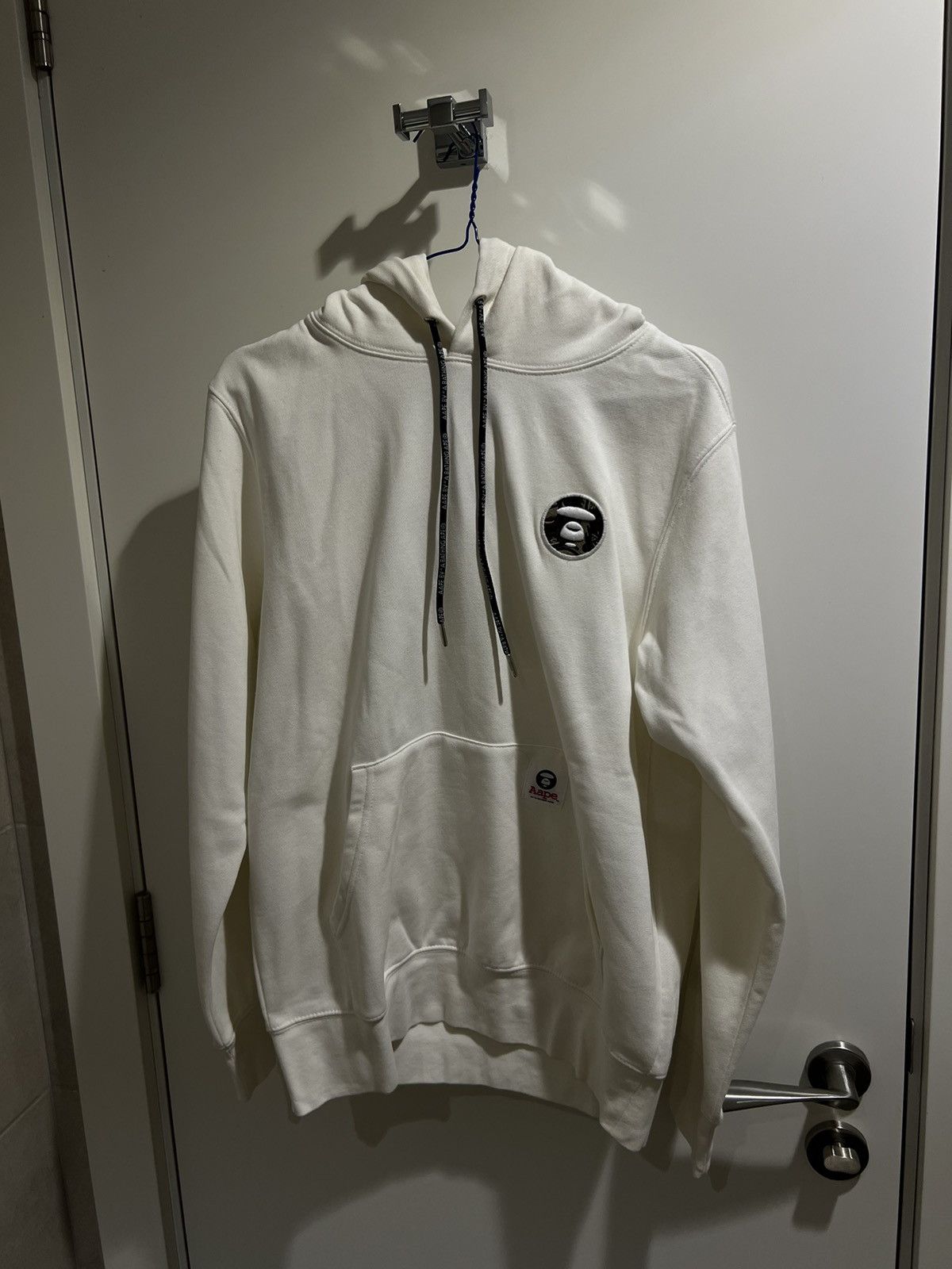 Aape AAPE BY BATHING APE WHITE LOGO HOODIE BRAND NEW Size US M / EU 48-50 / 2 - 1 Thumbnail