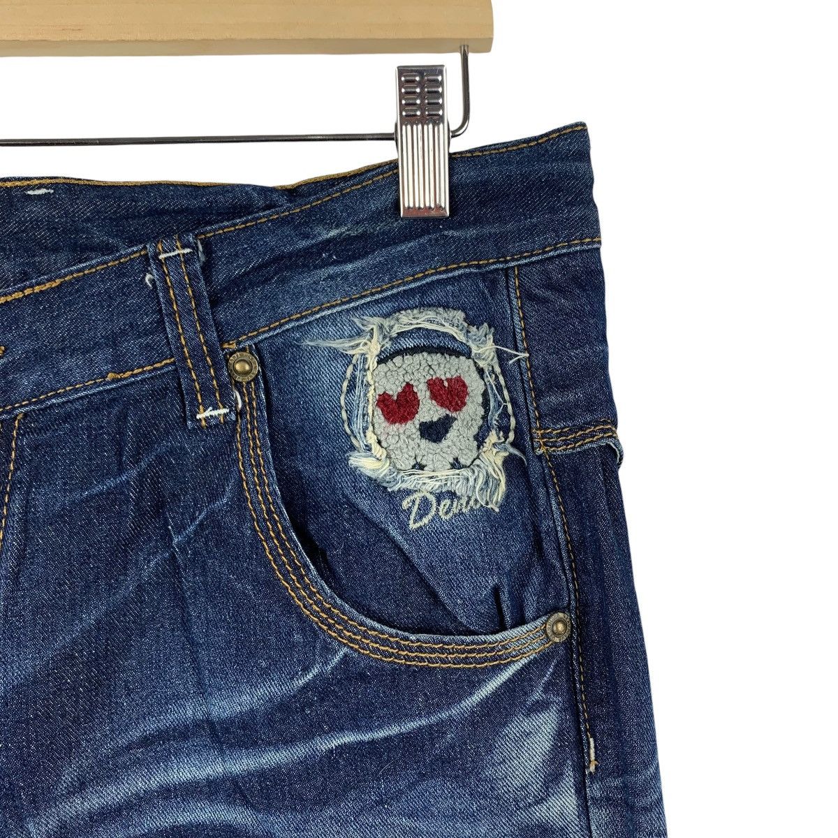 Designer × Japanese Brand JEANS WEAR japanesebrand blue jeans pants Size US 34 / EU 50 - 5 Thumbnail