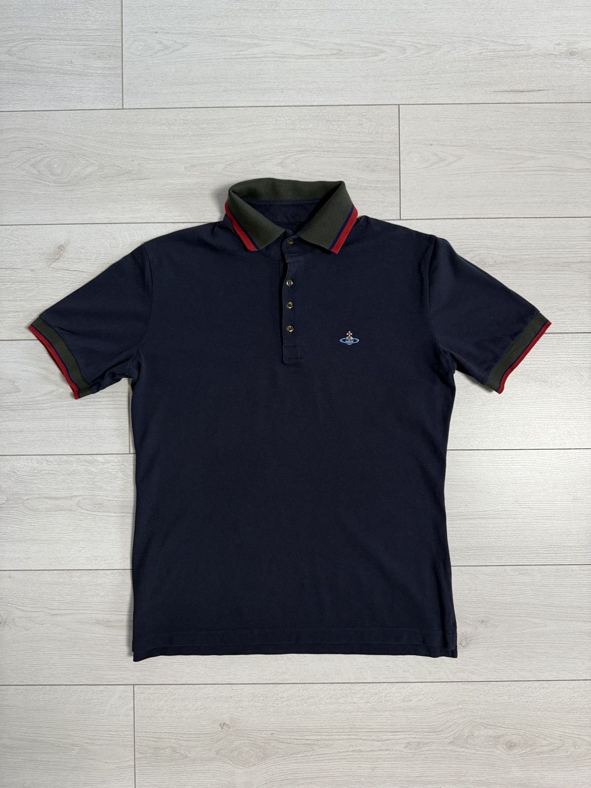 Vivienne Westwood Vivienne Westwood polo navy vintage size XL rare Size US XL / EU 56 / 4 - 7 Thumbnail