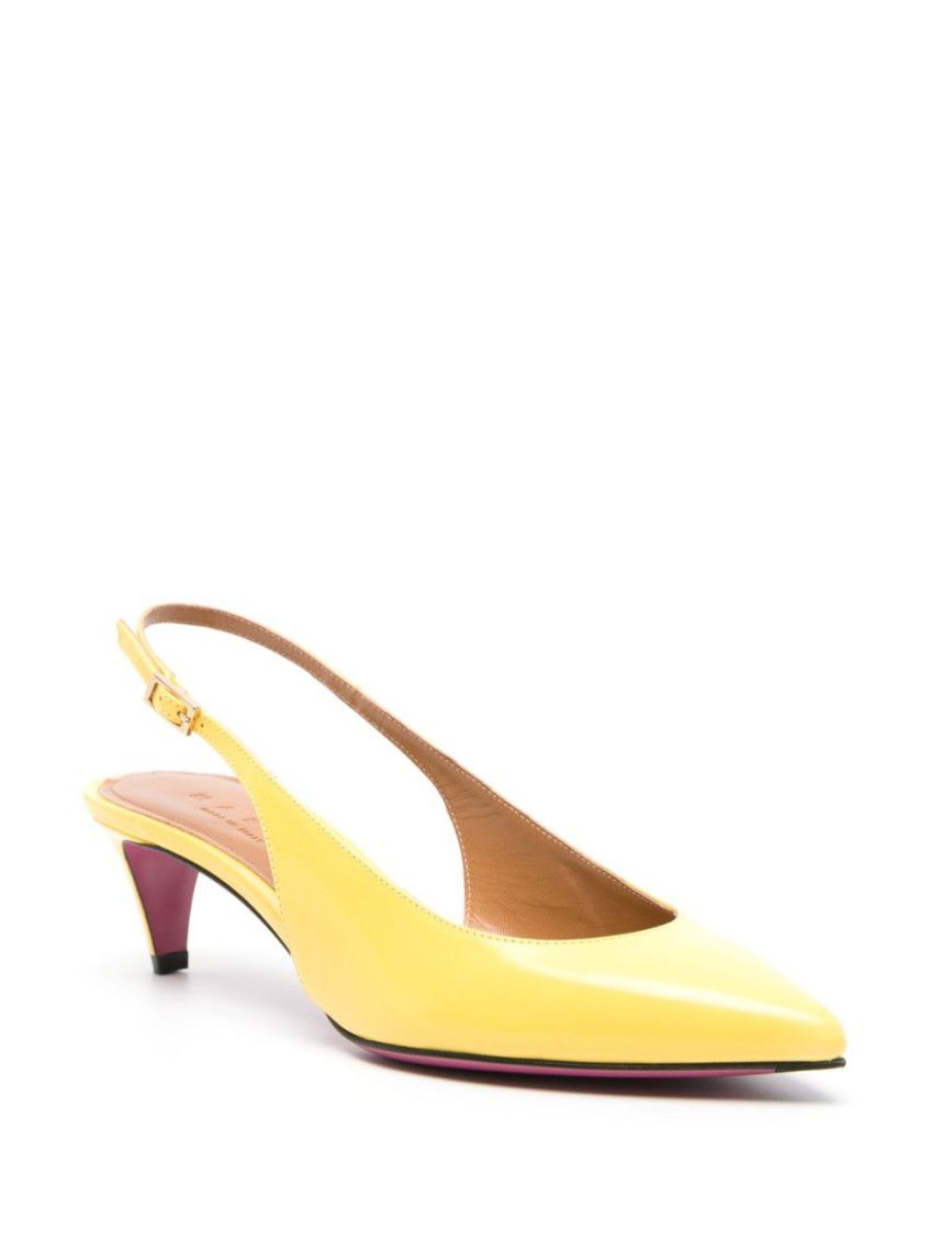 Marni o1w1db10125 Pointed Slingback Heels in Yellow Size US 10 / IT 40 - 3 Thumbnail