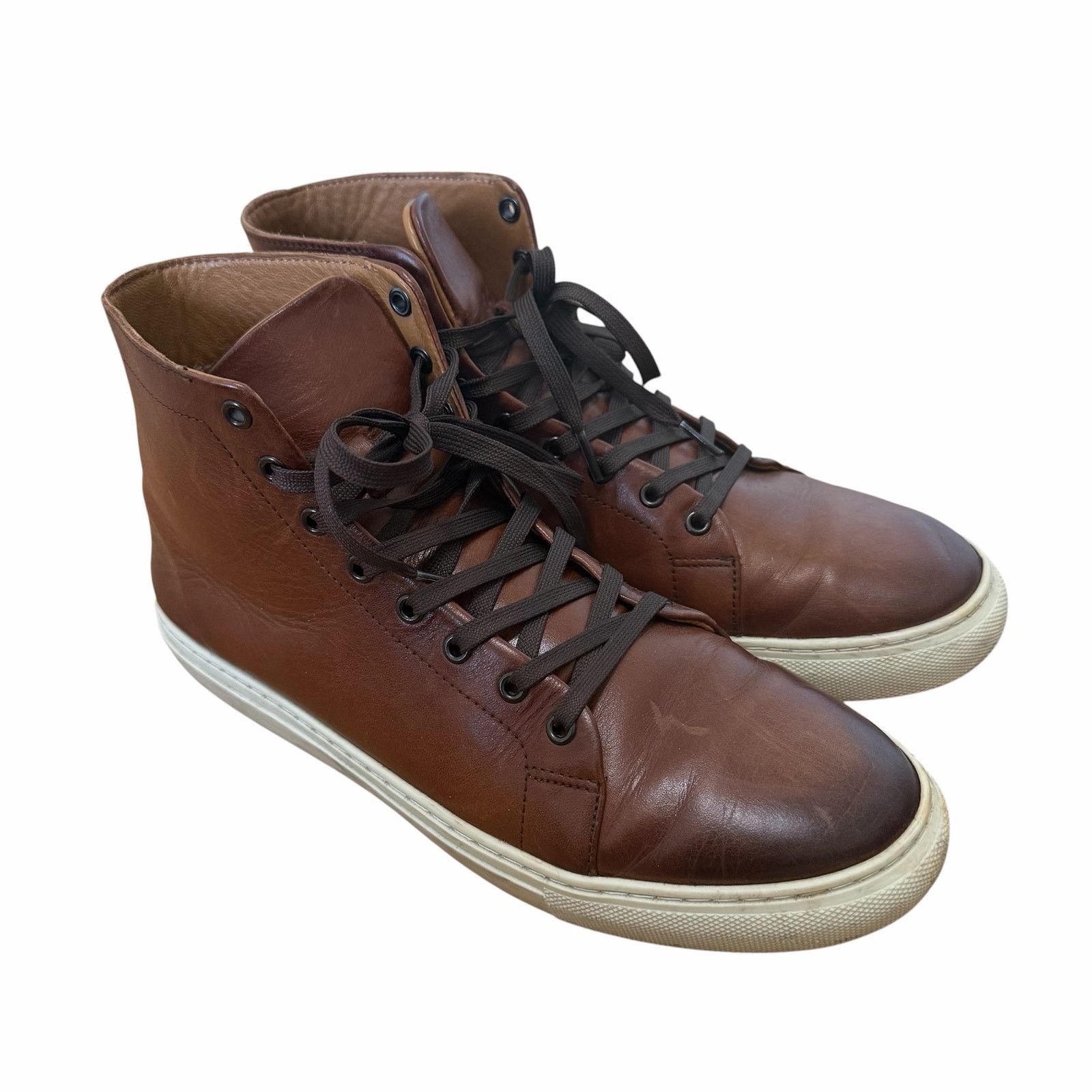 Thursday Boot Company Thursday Boot Co. Toffee Leather High Top Sneakers Sz 10 Size US 10 / EU 43 - 1 Thumbnail