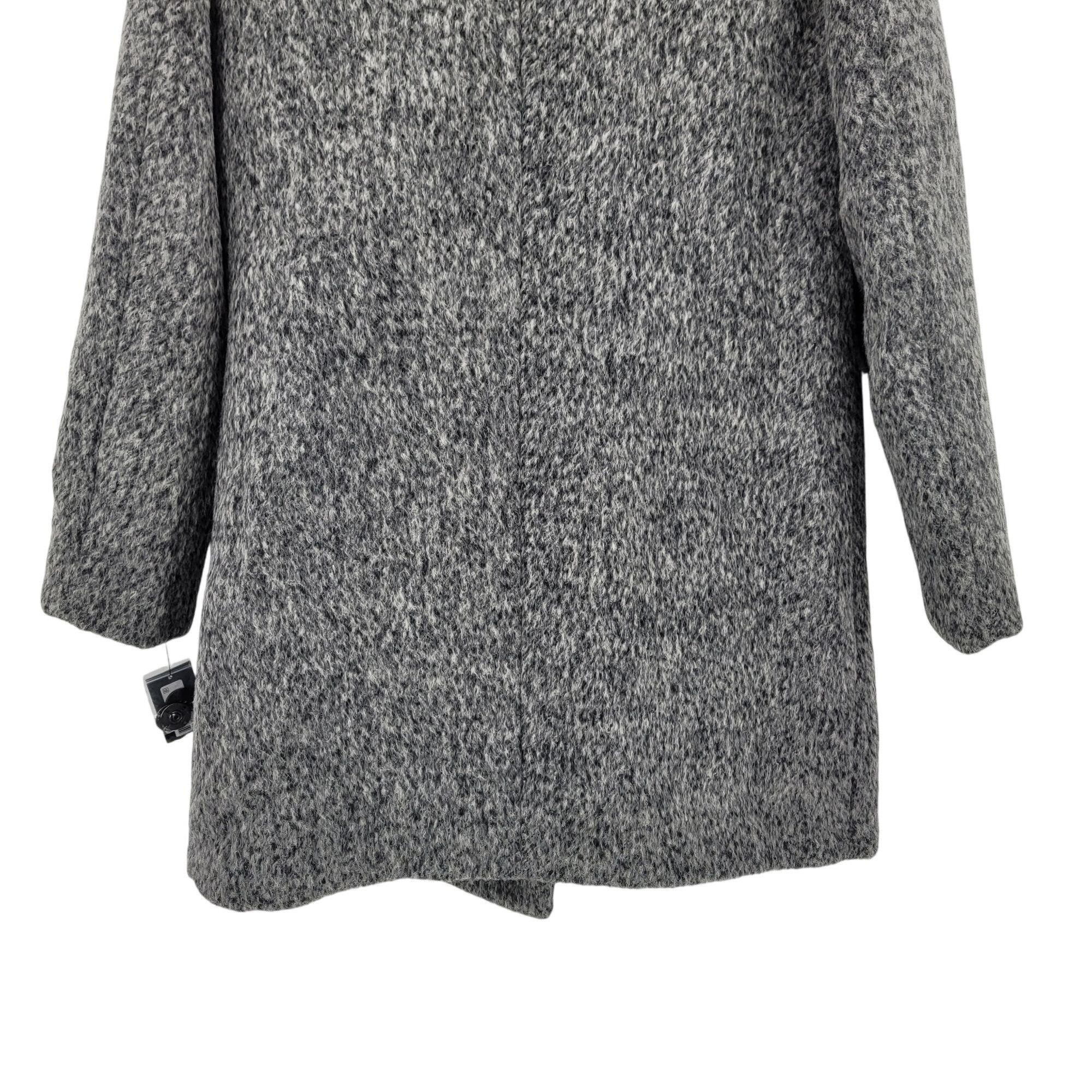 Kenneth Cole Kenneth Cole Womens Asymmetrical Pressed Boucle Wool Coat M Size M / US 6-8 / IT 42-44 - 5 Thumbnail