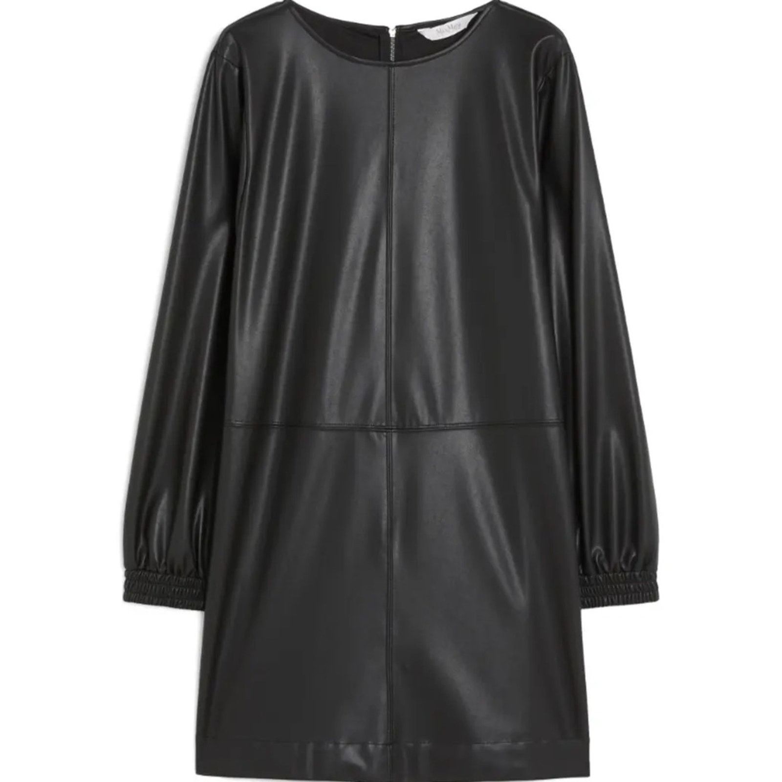 Max Mara NEW! $295 MaxMara Leisure Womens Pepe Faux Leather Dress L Size L / US 10 / IT 46 - 9 Thumbnail