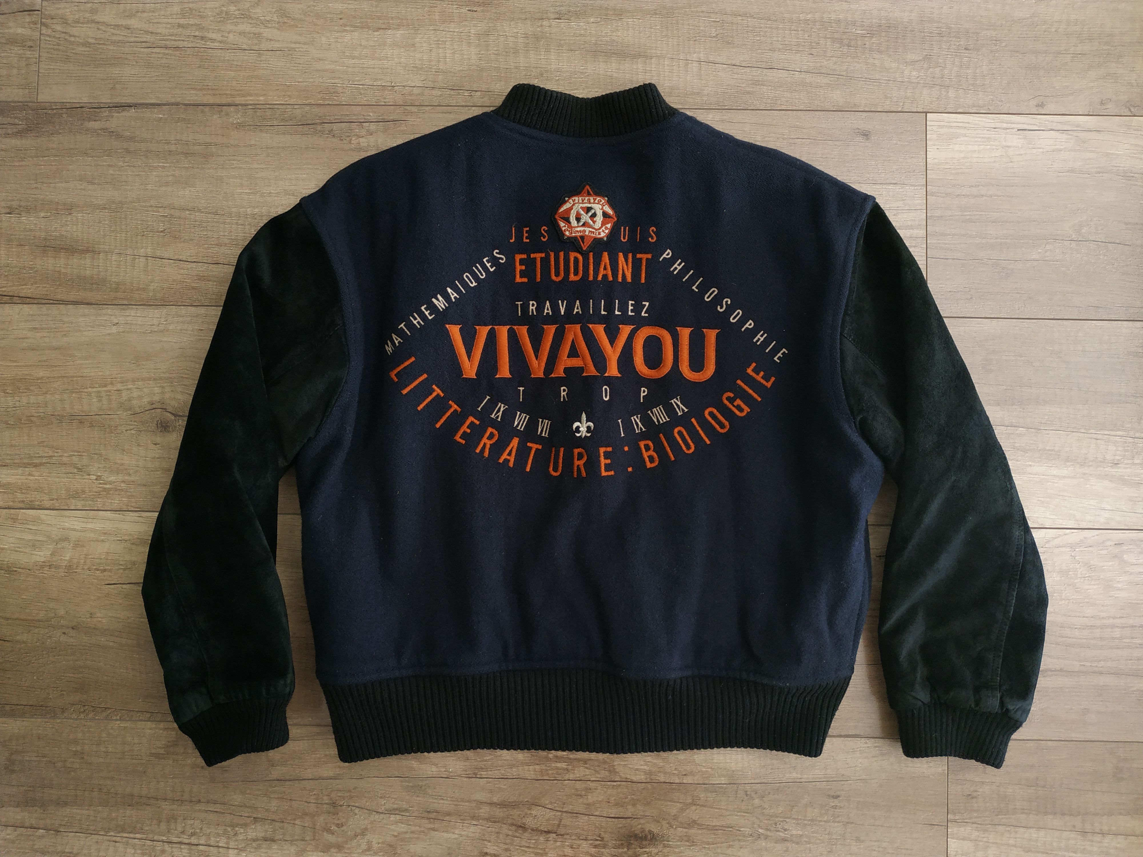 Japanese Brand × Vintage VIVAYOU JAPAN Women's Wool Vintage Bomber Jacket, s. MEDIUM Size US M / EU 48-50 / 2 - 1 Thumbnail