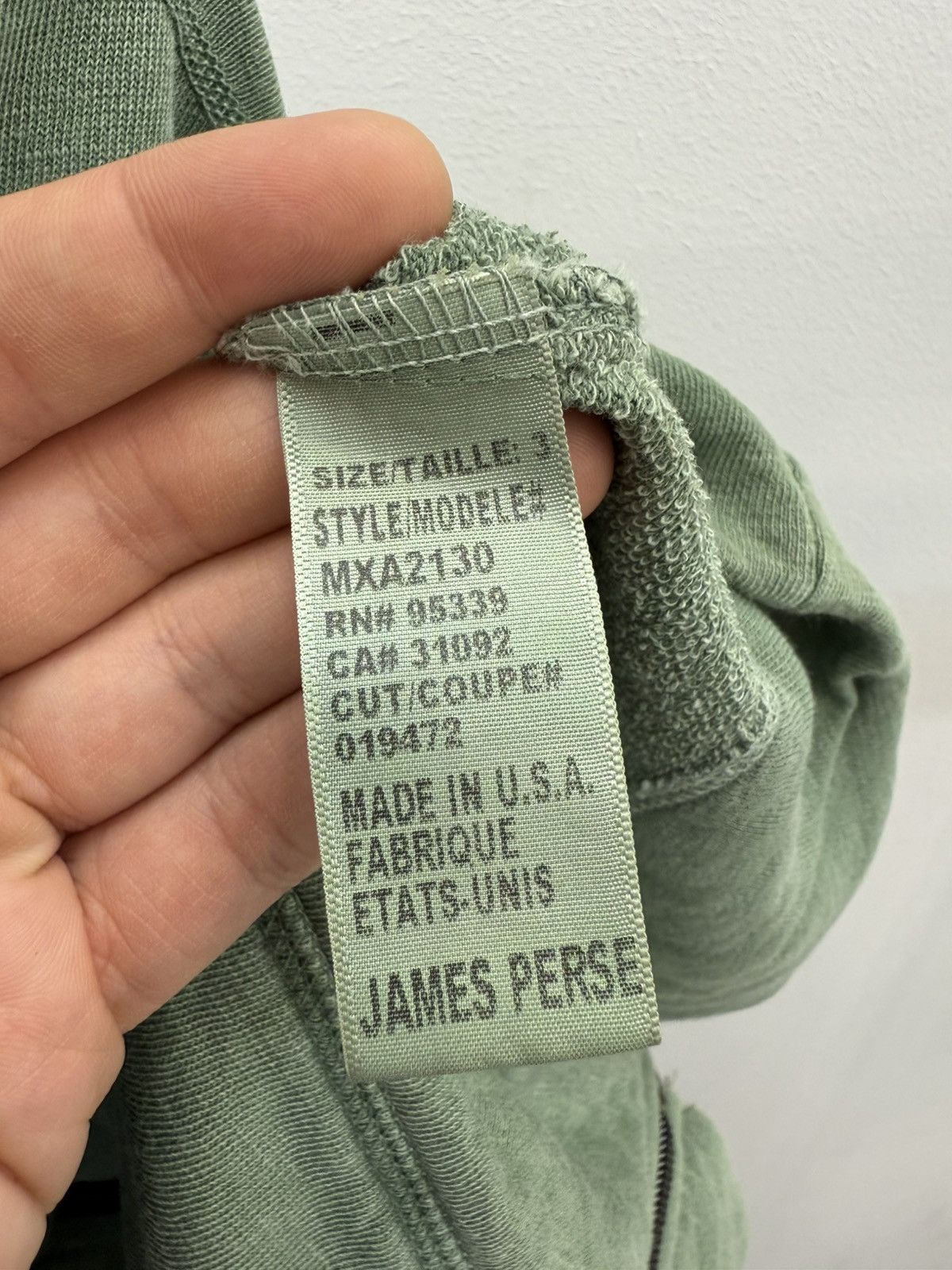 James Perse James Perse Lightweight Zip Hoodie Size US L / EU 52-54 / 3 - 5 Thumbnail