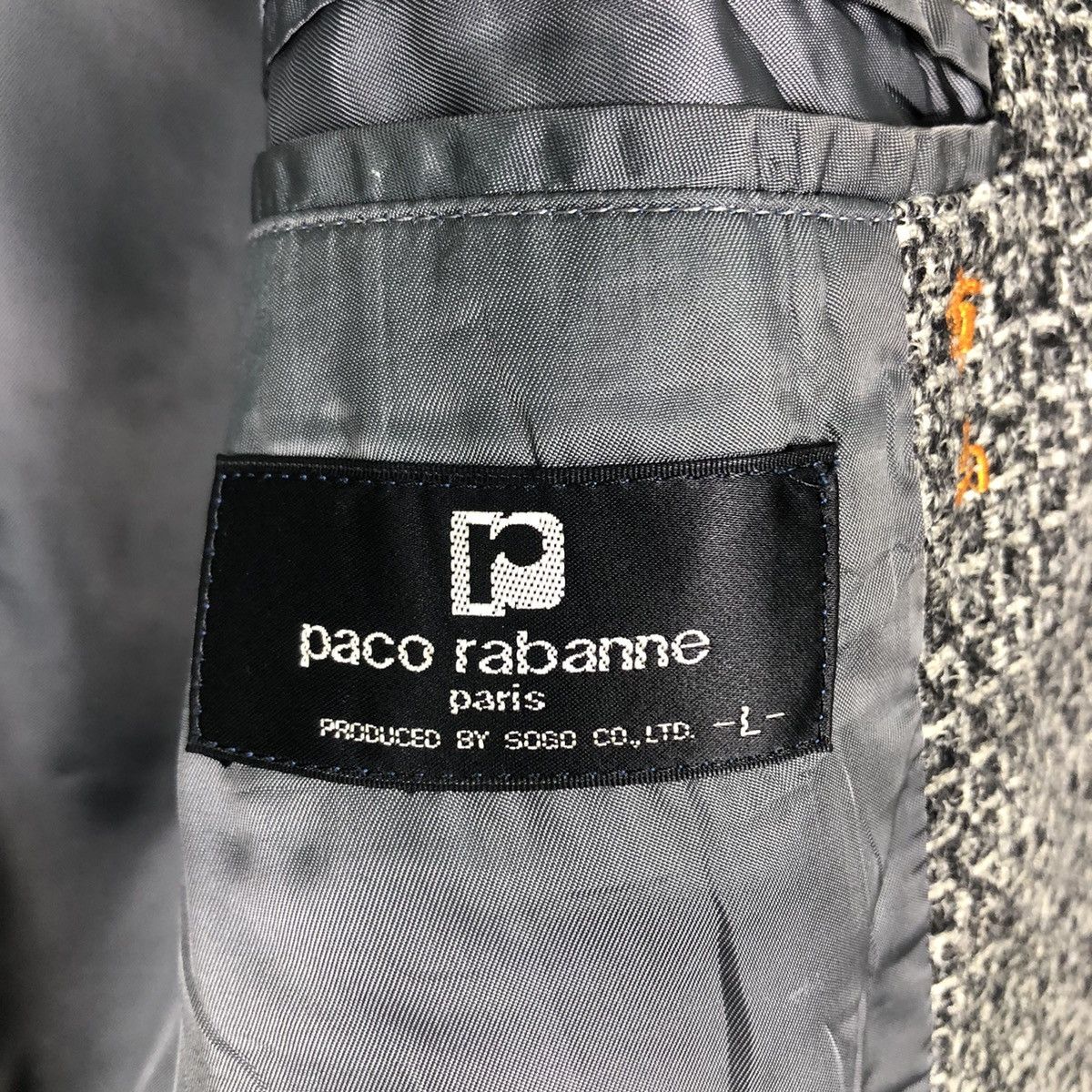 Vintage 🔥Vintage Biker Bomber Jacket Paco Rabanne Big Pocket Size US L / EU 52-54 / 3 - 19 Thumbnail