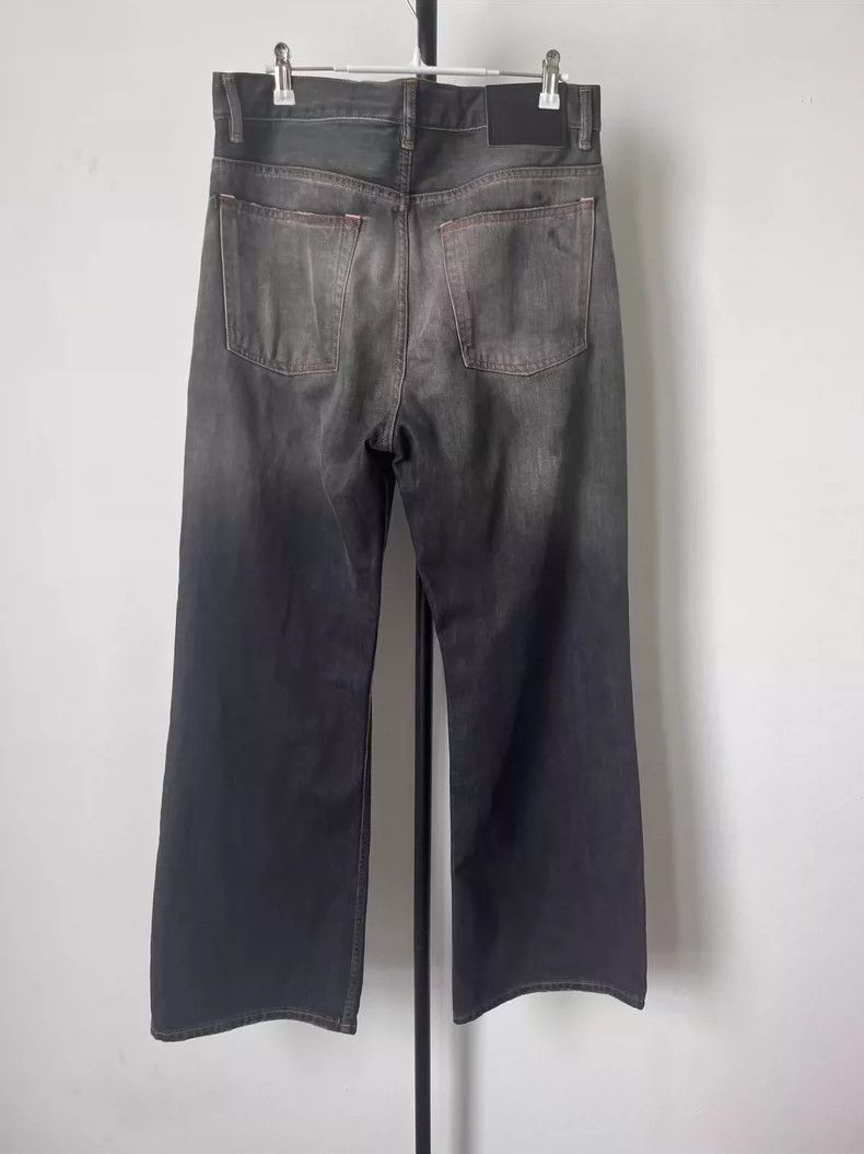 Acne Studios Acne Studios Black washed low-waisted wide-leg jeans Size US 30 / EU 46 - 2 Thumbnail