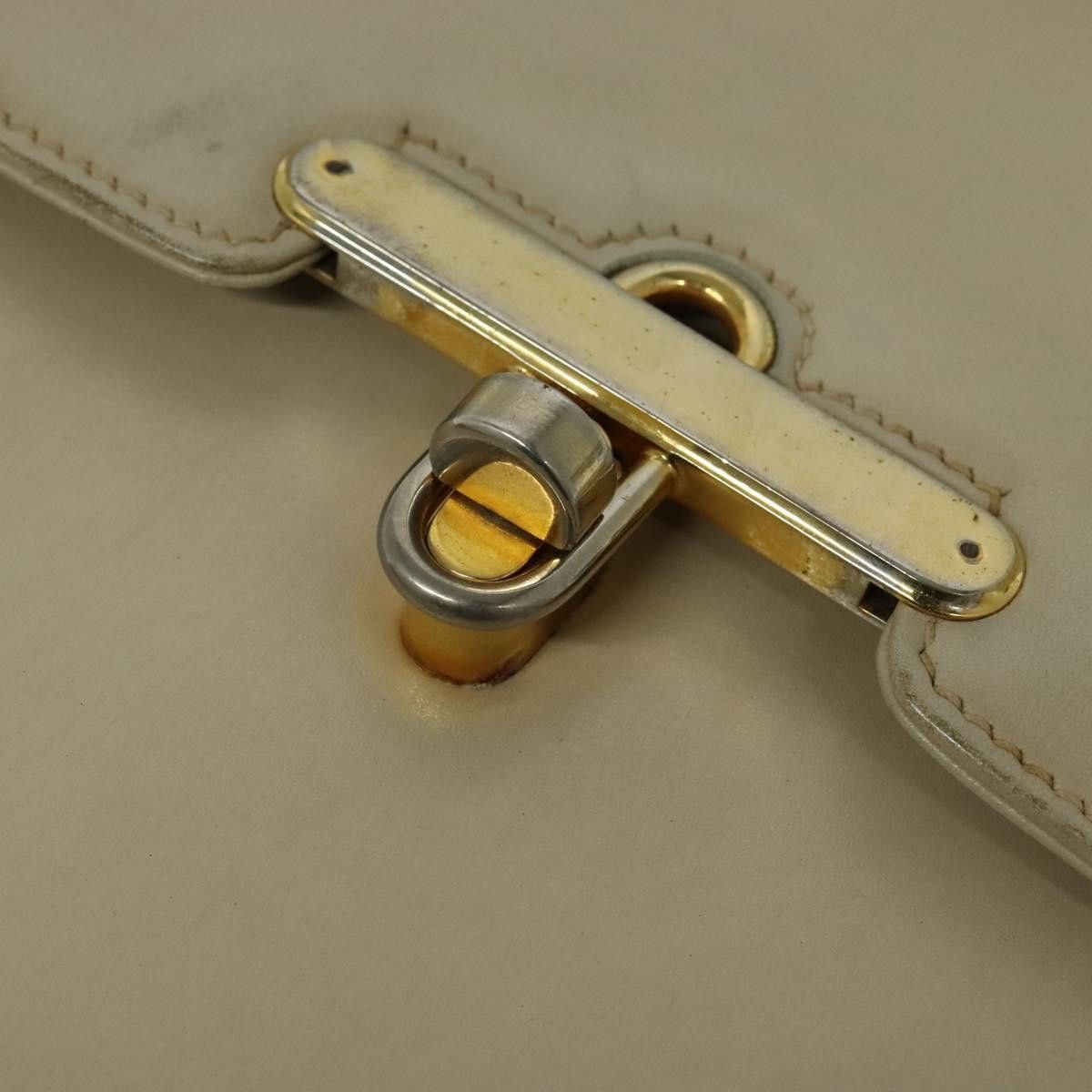 Gucci GUCCI Shoulder Bag Leather Cream Gold Size ONE SIZE - 9 Thumbnail