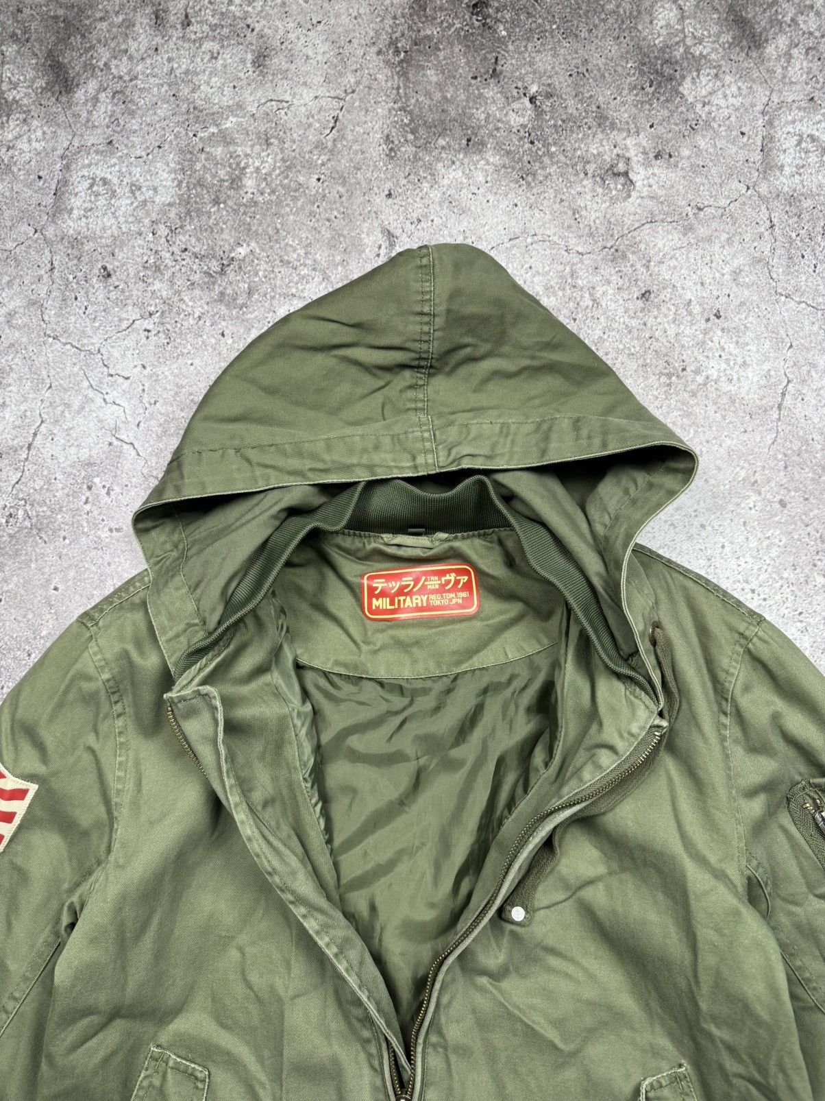 Japanese Brand Y2K YOHJI YAMAMOTO STYLE JAPANESSE MILITARY BOMBER TOKYO Y3 Size US L / EU 52-54 / 3 - 5 Thumbnail
