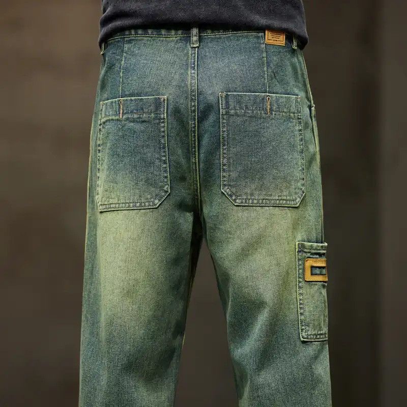 Japanese Brand × Vintage Wide Leg Jeans Men Baggy Pants Summer Straight Cut Size US 30 / EU 46 - 3 Thumbnail