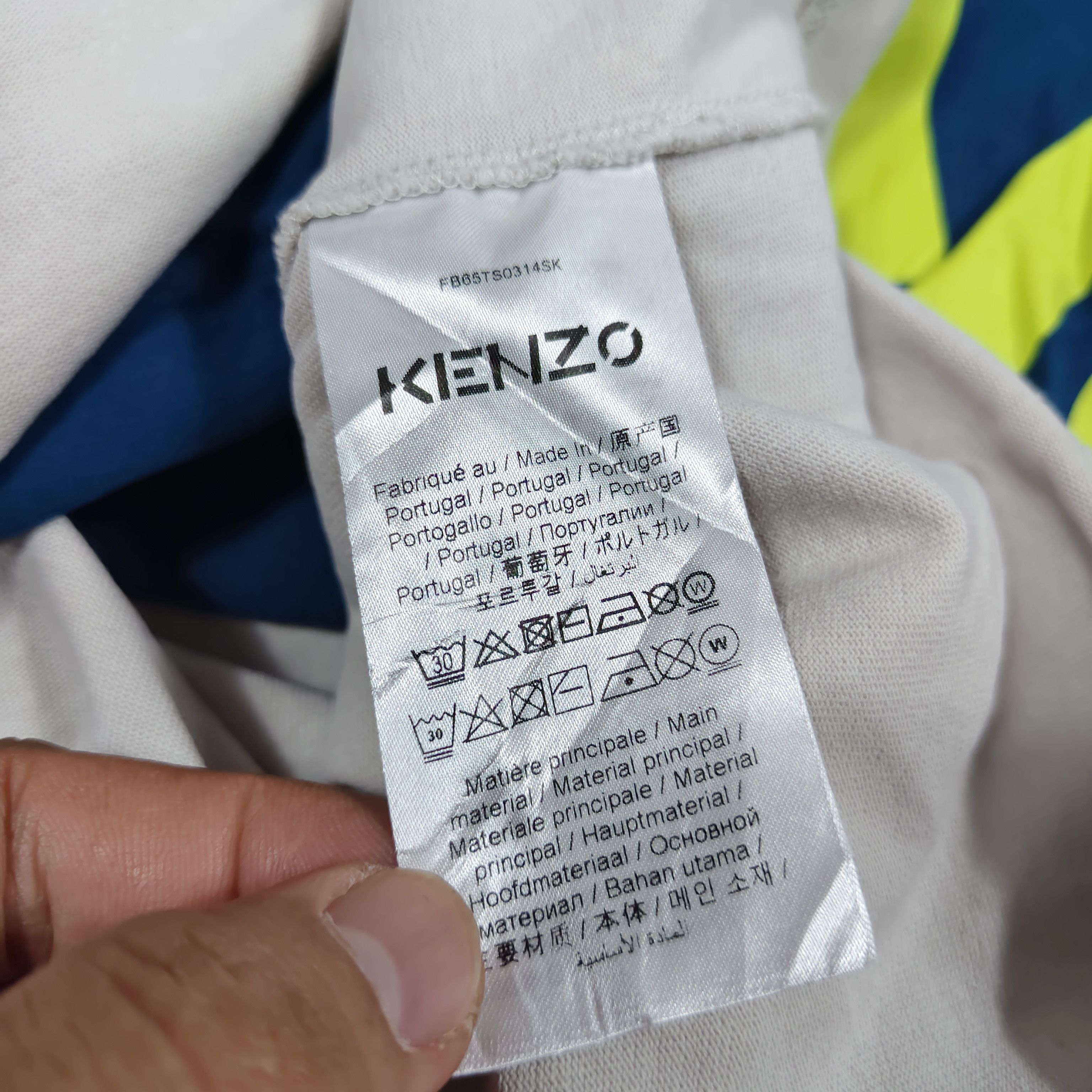 Kenzo FW22 Kenzo Diagonal Logo Colorblock #F Size US M / EU 48-50 / 2 - 7 Thumbnail