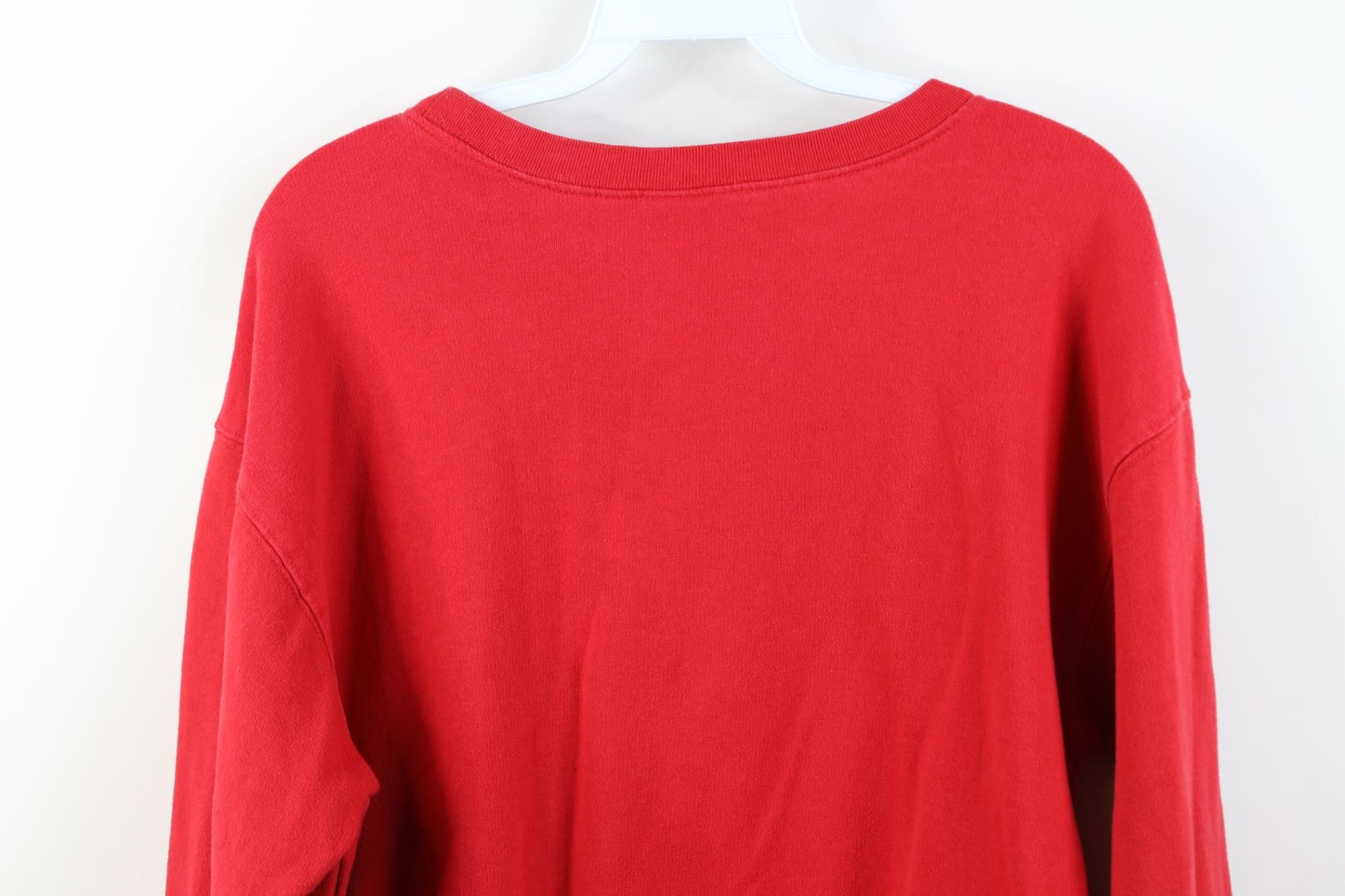Disney Vintage Y2K Disney Mickey Mouse and Friends Sweatshirt Red Size M / US 6-8 / IT 42-44 - 11 Thumbnail