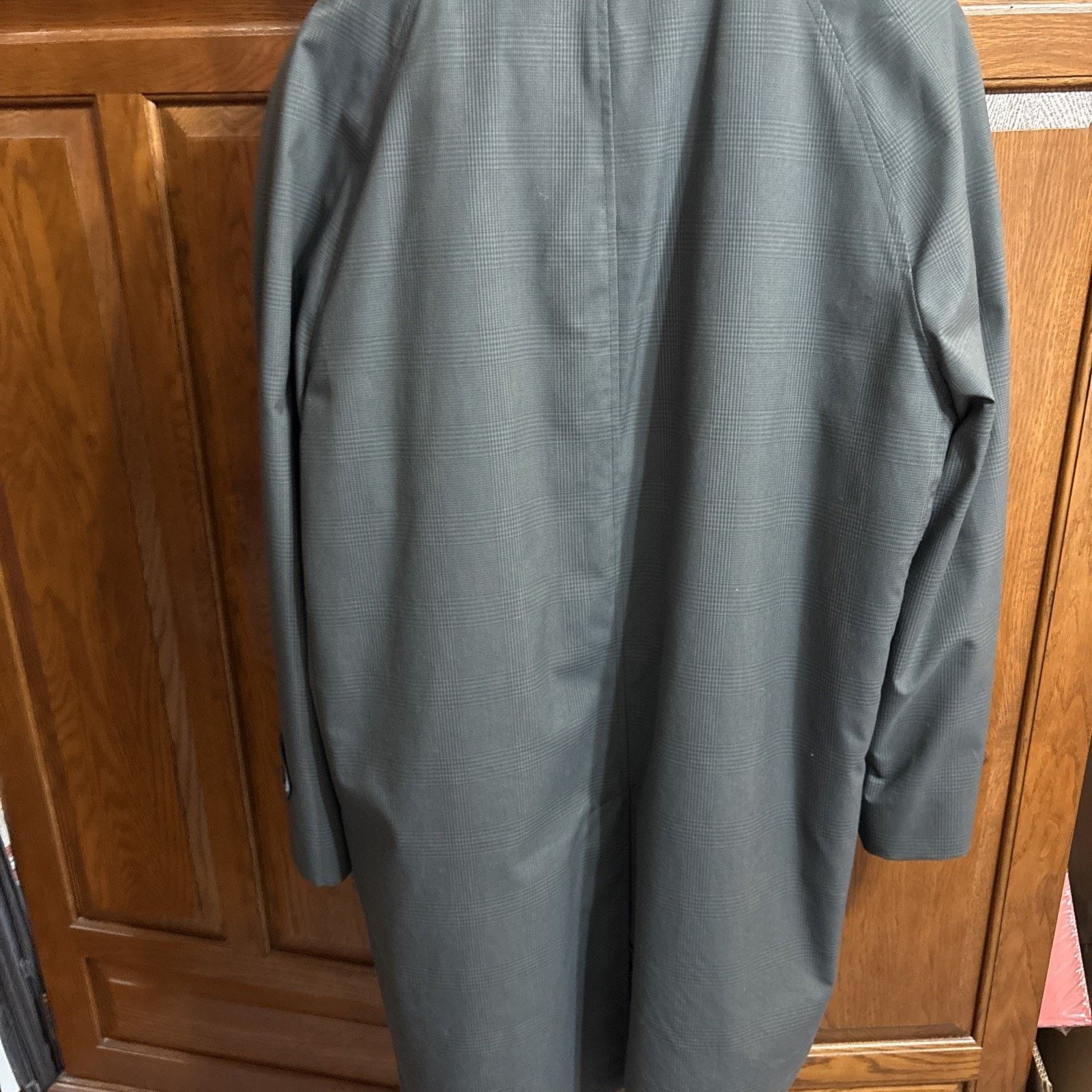 Other Vtg Brigadier Curlee 42R Blue Black Overcoat Alpaca Liner Size US XL / EU 56 / 4 - 7 Thumbnail