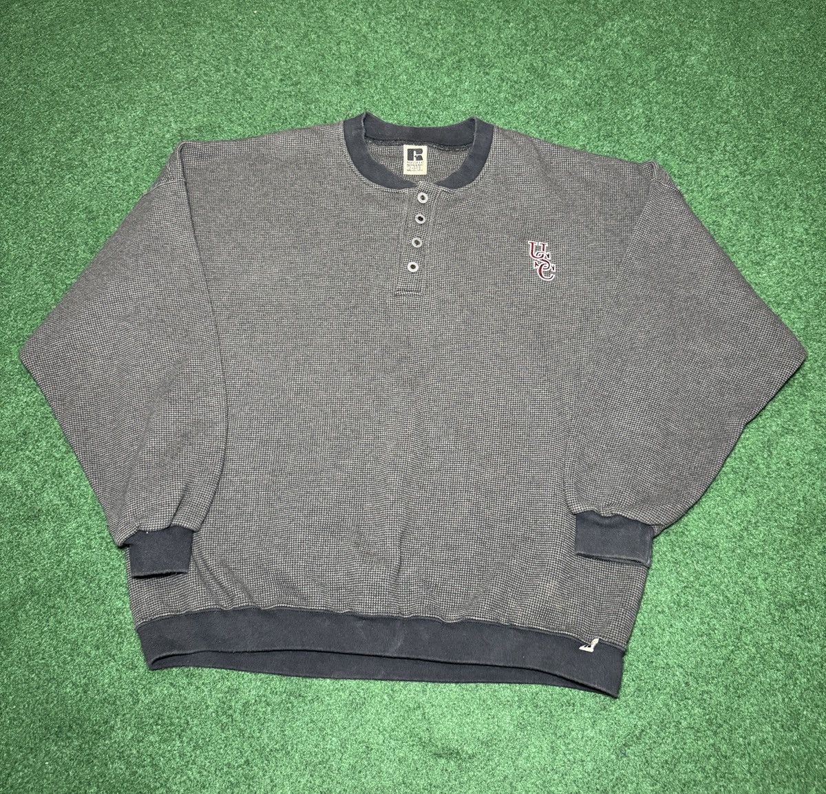 Russell Athletic × Vintage Vintage 90s USC Russell Athletic University XXL Crewneck Size US XXL / EU 58 / 5 - 1 Thumbnail