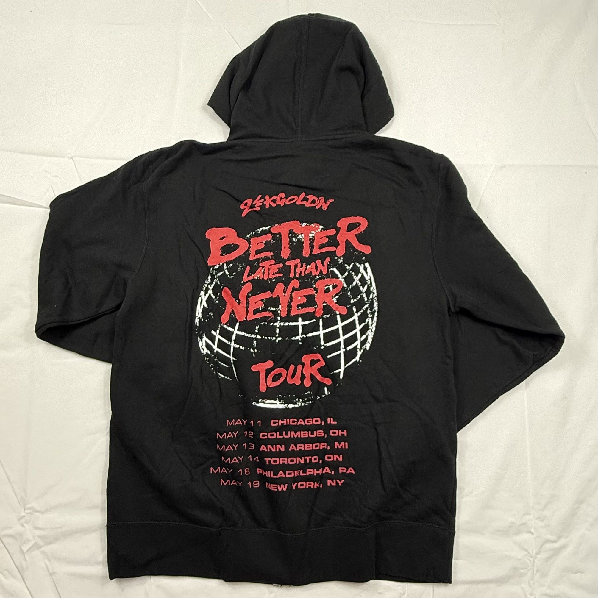 Other 24kGoldn Better Late Than Never Tour Zip Up Hoodie Size US L / EU 52-54 / 3 - 1 Thumbnail
