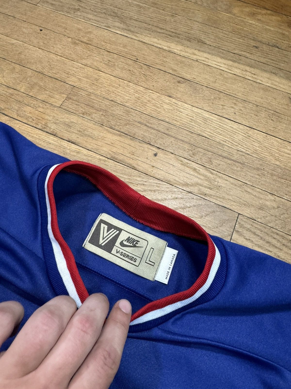 Nike × Vintage Vintage Nike Team USA Hockey World Cup Of Hockey V Series Size US L / EU 52-54 / 3 - 4 Thumbnail