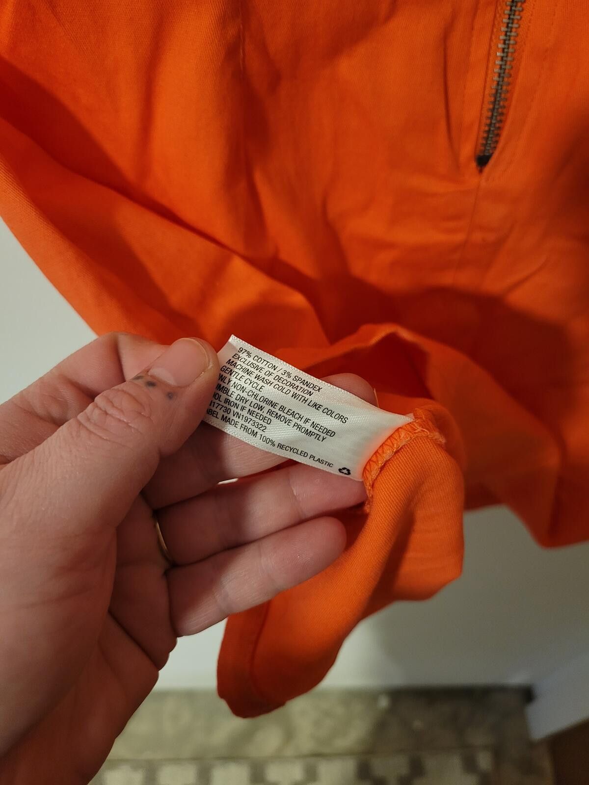 Other Orange Sleeveless Mini Dress with Back Zipper Size M / US 6-8 / IT 42-44 - 5 Thumbnail