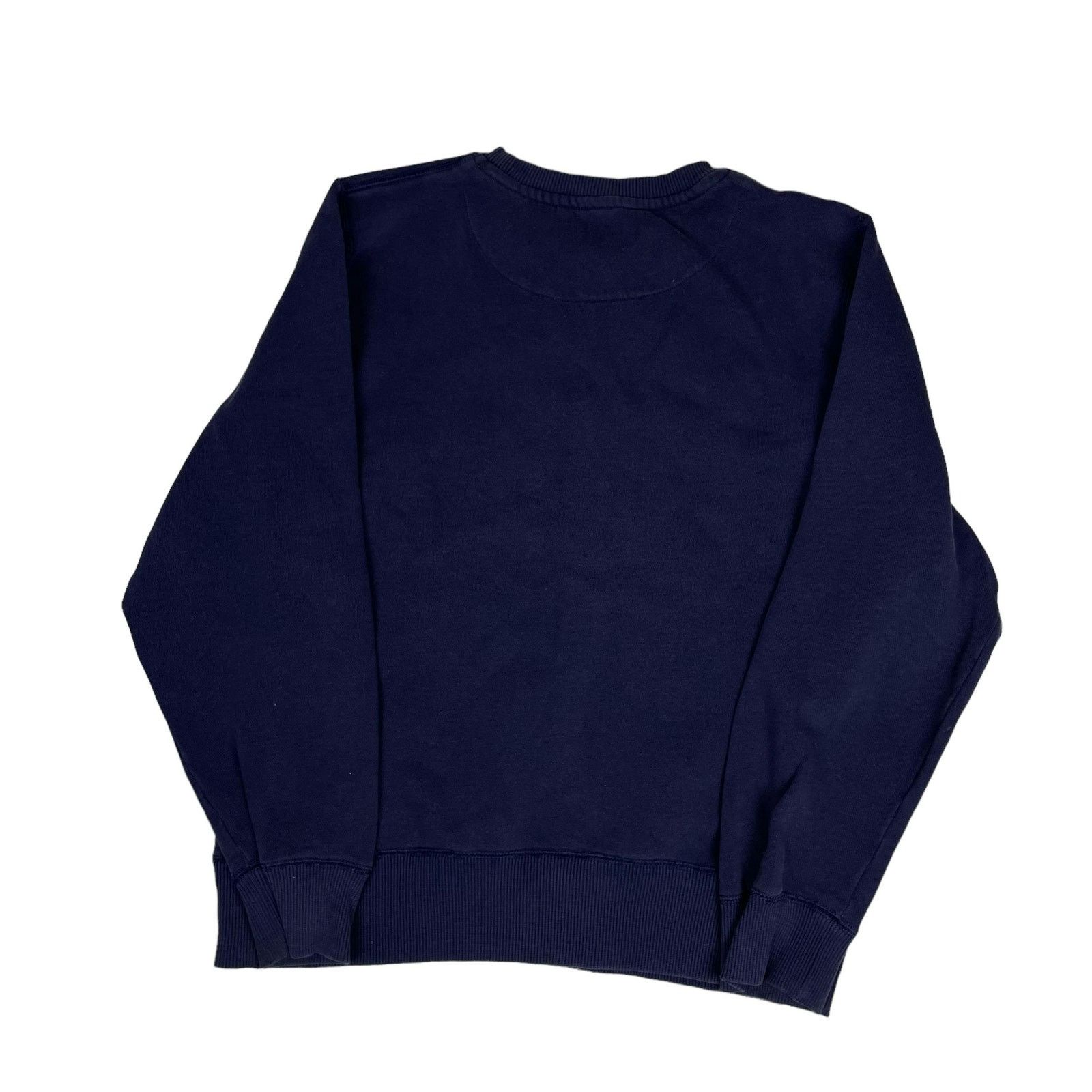 Nike × Vintage Nike Men's Navy Spellout Swoosh Fleece Pullover Sweatshirt Size US XS / EU 42 / 0 - 9 Thumbnail