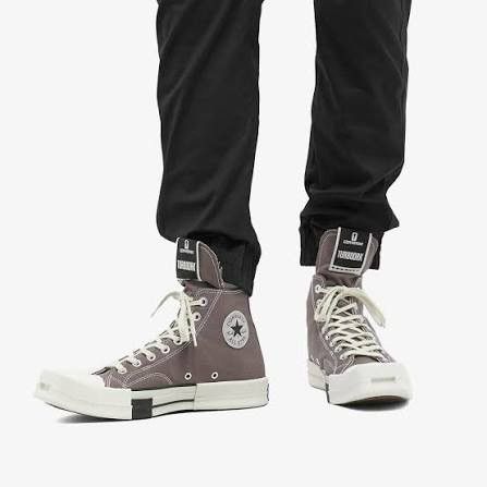 Rick Owens Rick Owens DRKSHDW x Converse Turbodrk High Sneakers Size US 8 / EU 41 - 2 Thumbnail