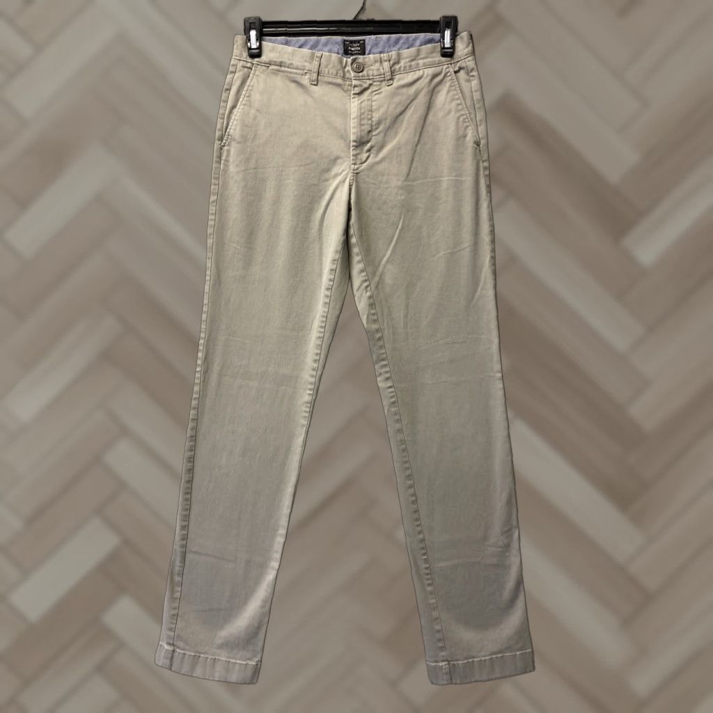 J.Crew J. Crew Mercantile Chino Pants Men’s Size 32x34 Faded Sage Green Straight Fit Lightweight Stretch Wrinkle Resistant Button Closure Size US 32 / EU 48 - 1 Thumbnail