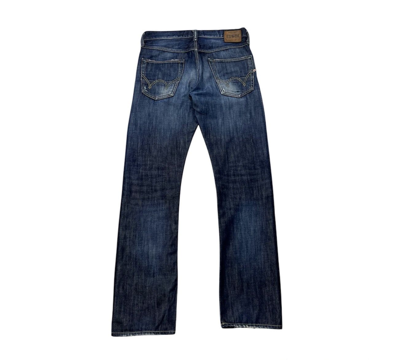 Edwin × Vintage Vintage Edwin ed-47 regular distressed denim washed jeans Size US 30 / EU 46 - 2 Thumbnail