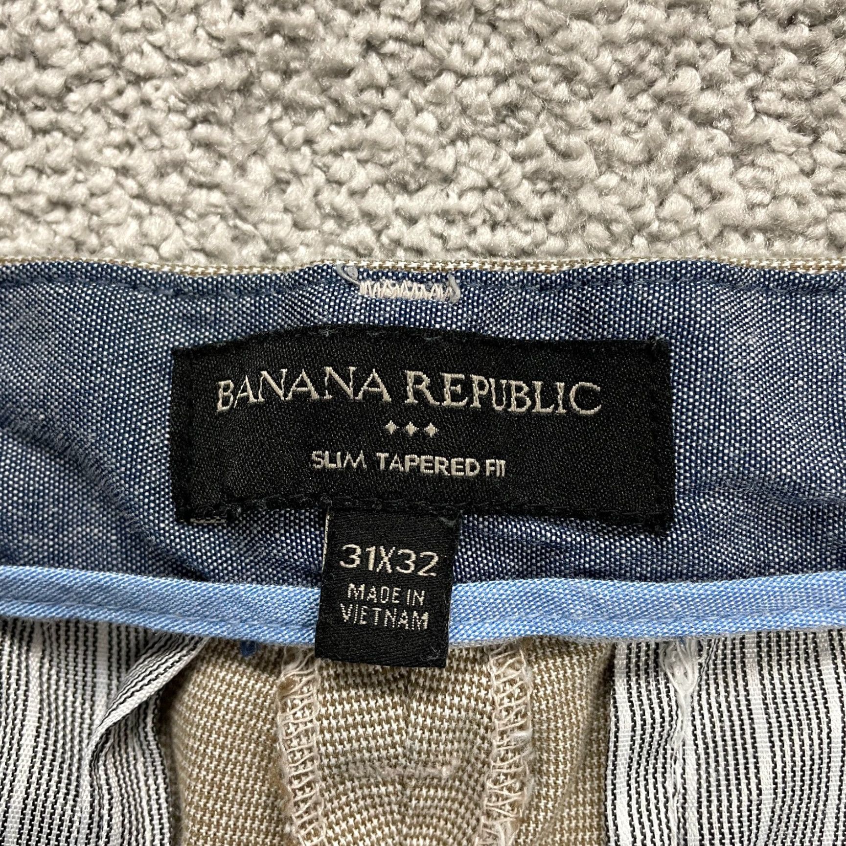 Banana Republic Banana Republic Pants Mens 32x28 Brown Slim Fit Tapered Leg Dress Work Trouser Size US 32 / EU 48 - 6 Thumbnail