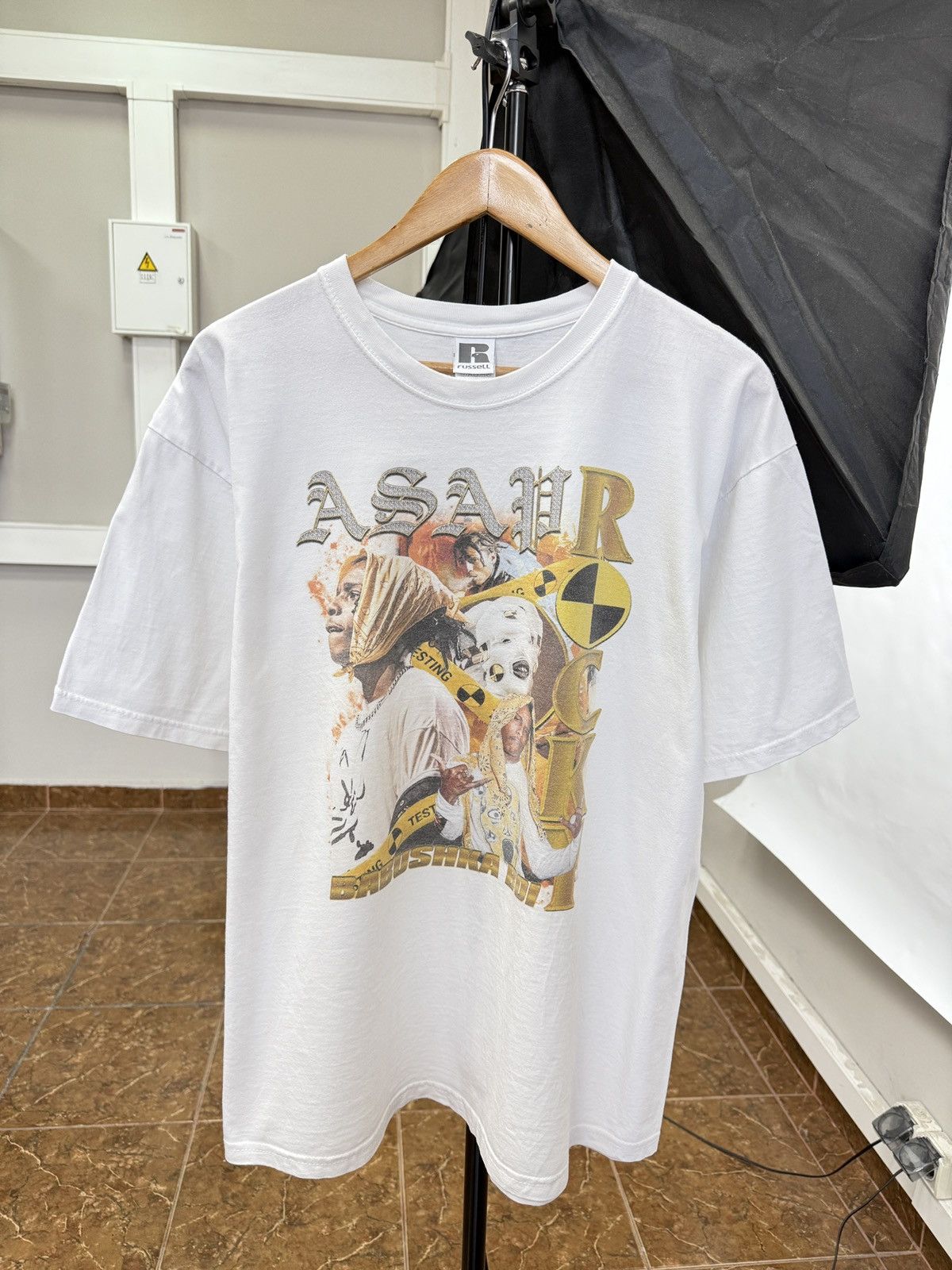 A$AP Rocky 🇺🇸 A$AP Rocky Babushka Boi T-Shirt Y2K Russel Athletic Rare Size US XL / EU 56 / 4 - 1 Thumbnail